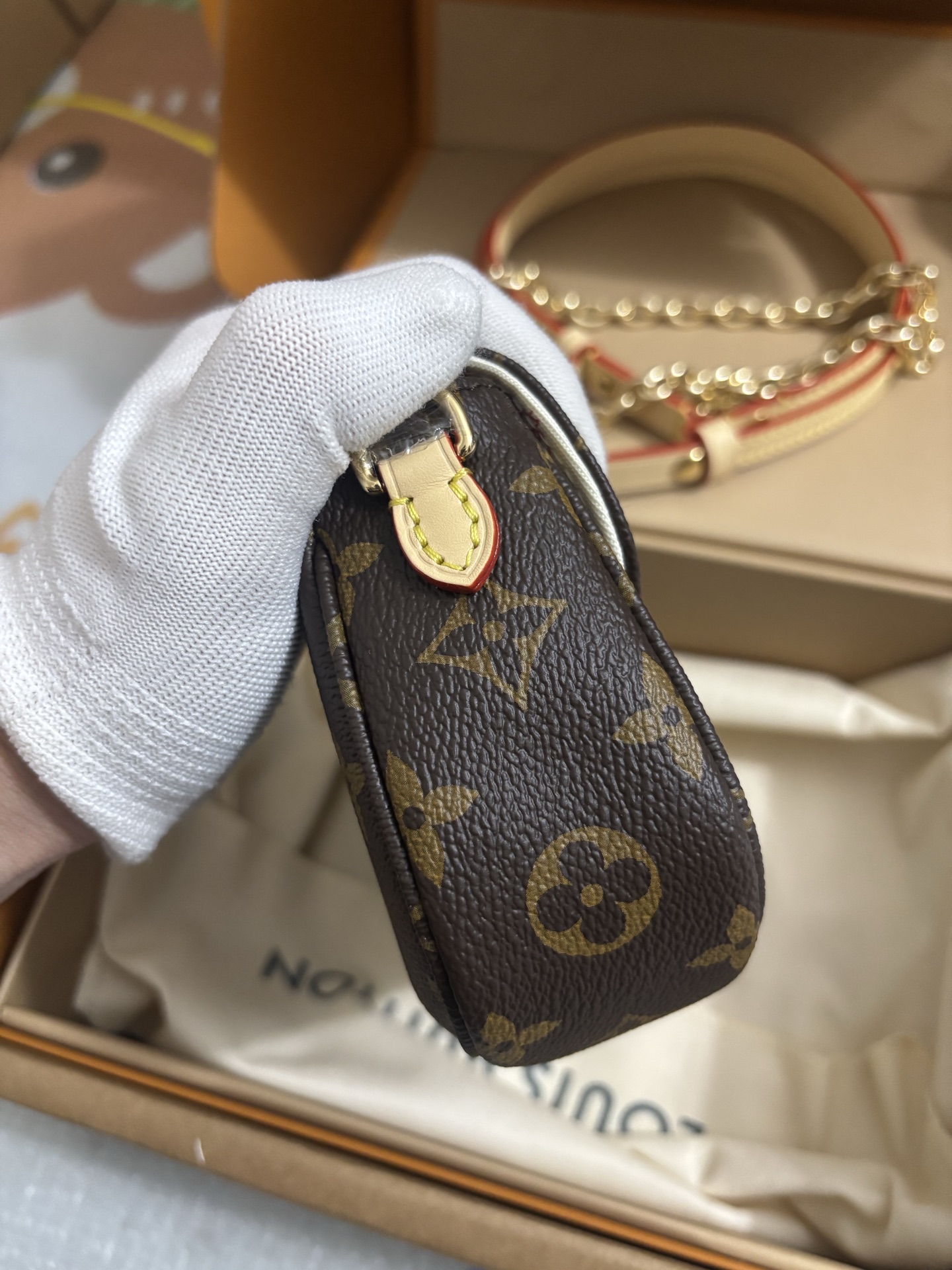 Louis Vuitton Wallet On Chain Ivy cat handbag