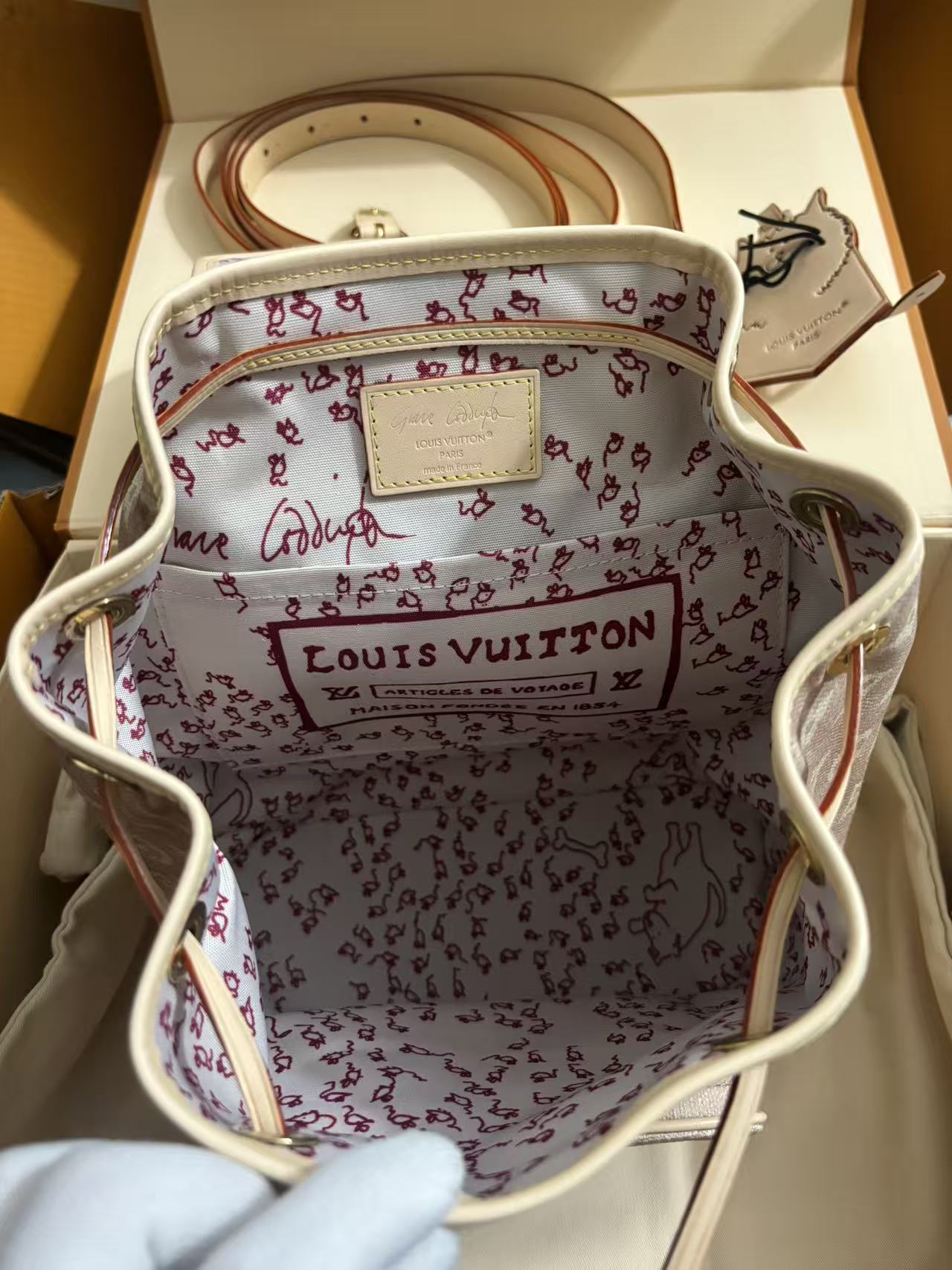 Louis Vuitton New coated MONTSOURIS small backpack