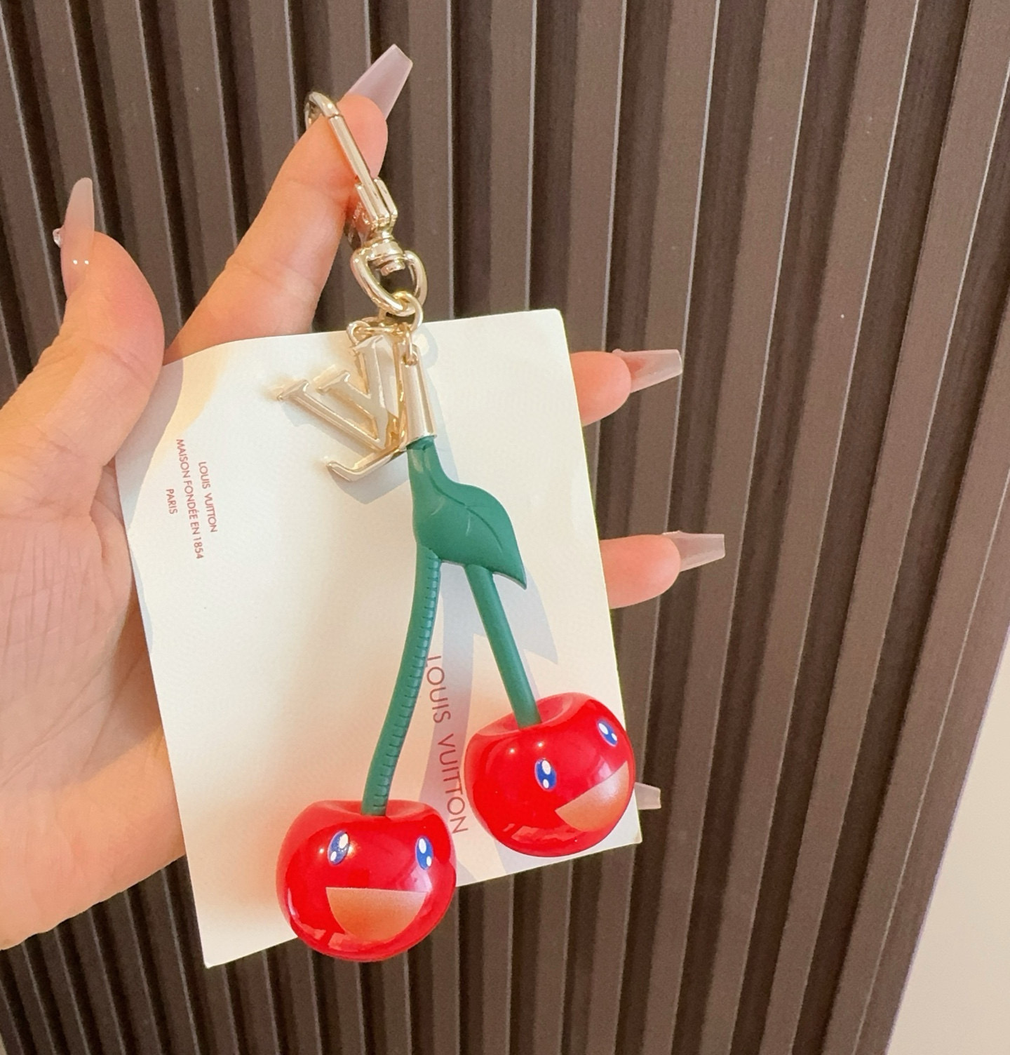 Louis Vuitton   Cherry Keychain