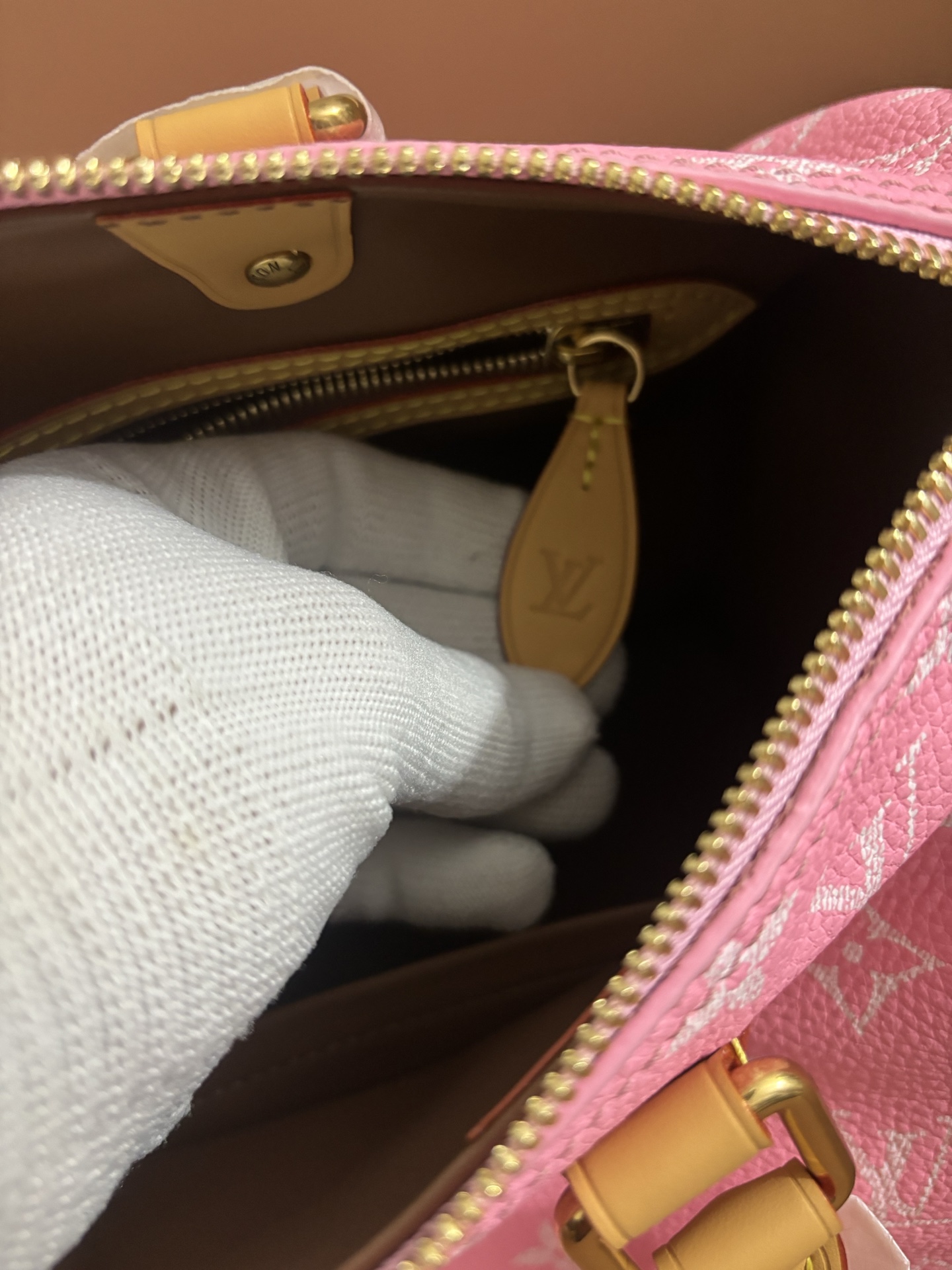 Louis Vuitton Bandoulière 30 Sakura Pink Travel Bag