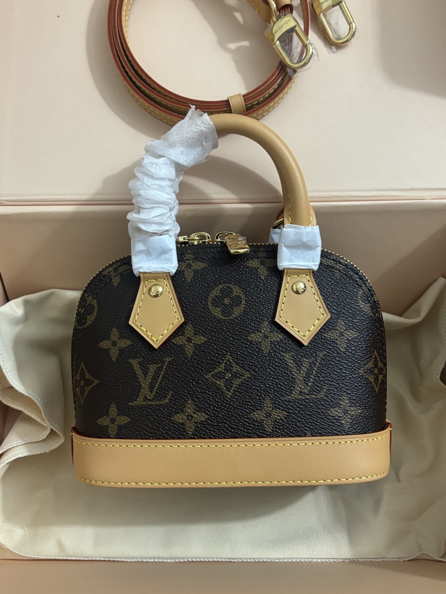 Louis Vuitton NANO ALMA Handbag
