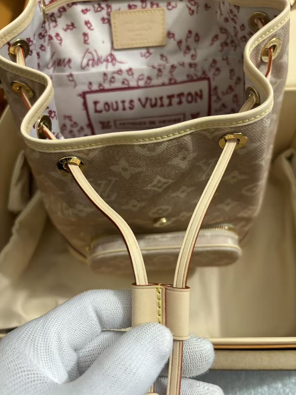 Louis Vuitton New coated MONTSOURIS small backpack