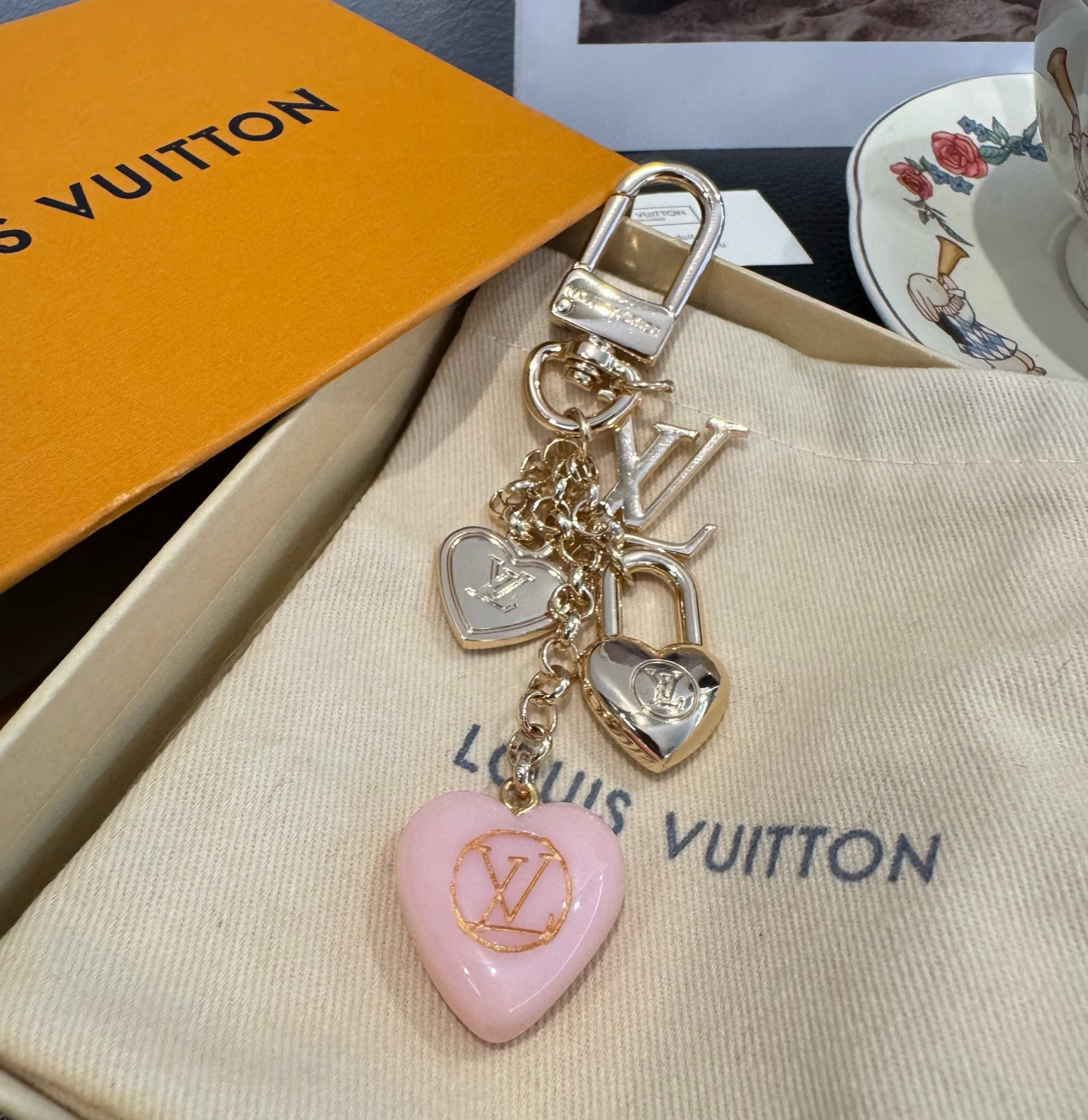 Louis Vuitton   Cherry Keychain