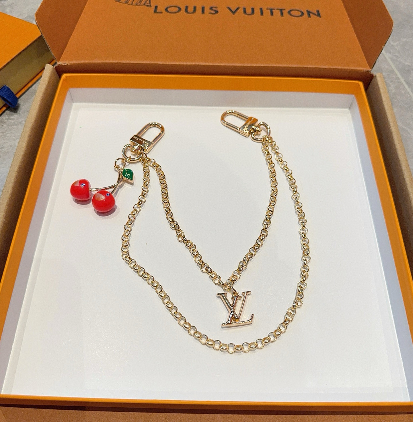 Louis Vuitton   Cherry Keychain