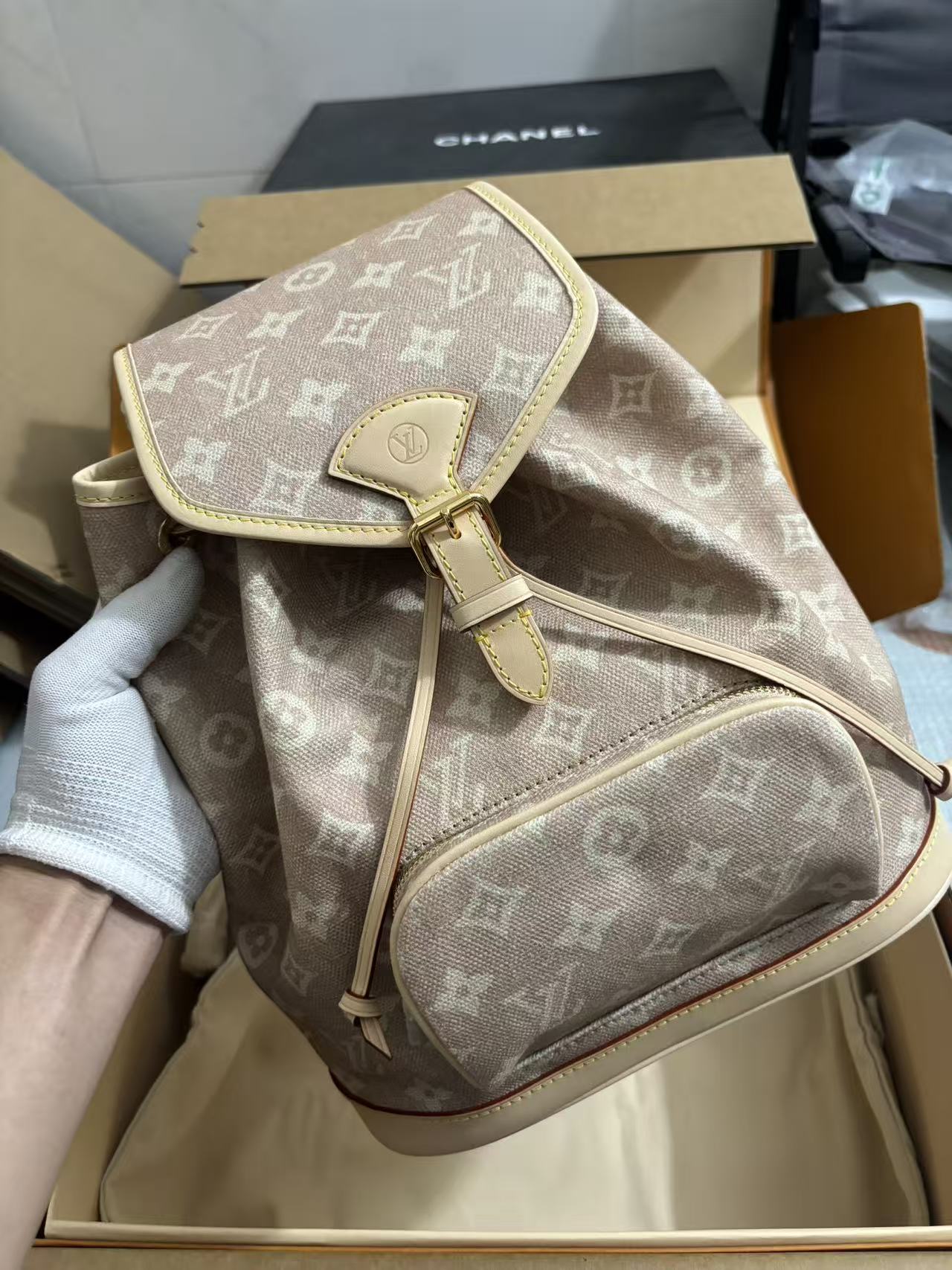 Louis Vuitton New coated MONTSOURIS small backpack