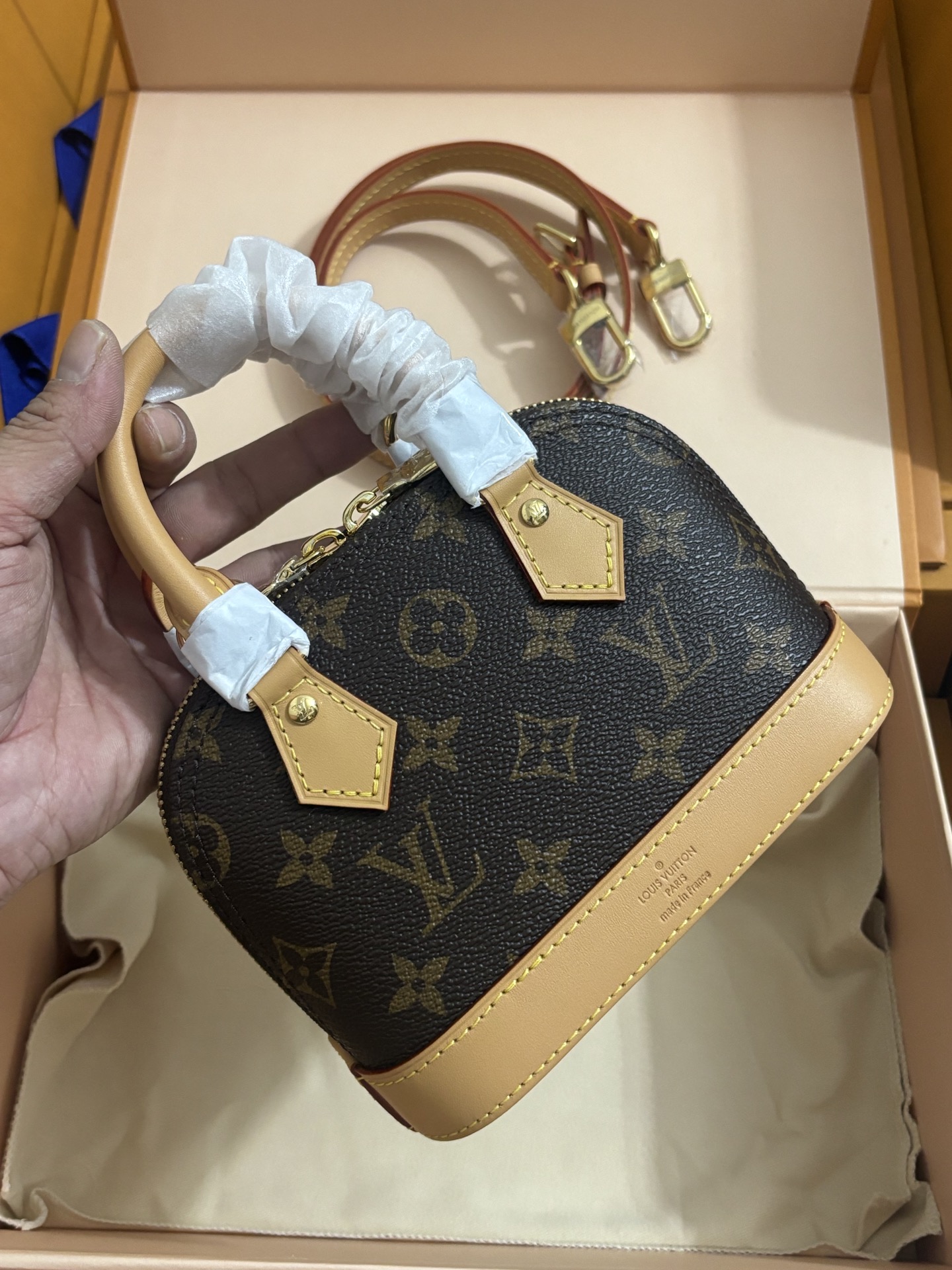 Louis Vuitton NANO ALMA Handbag