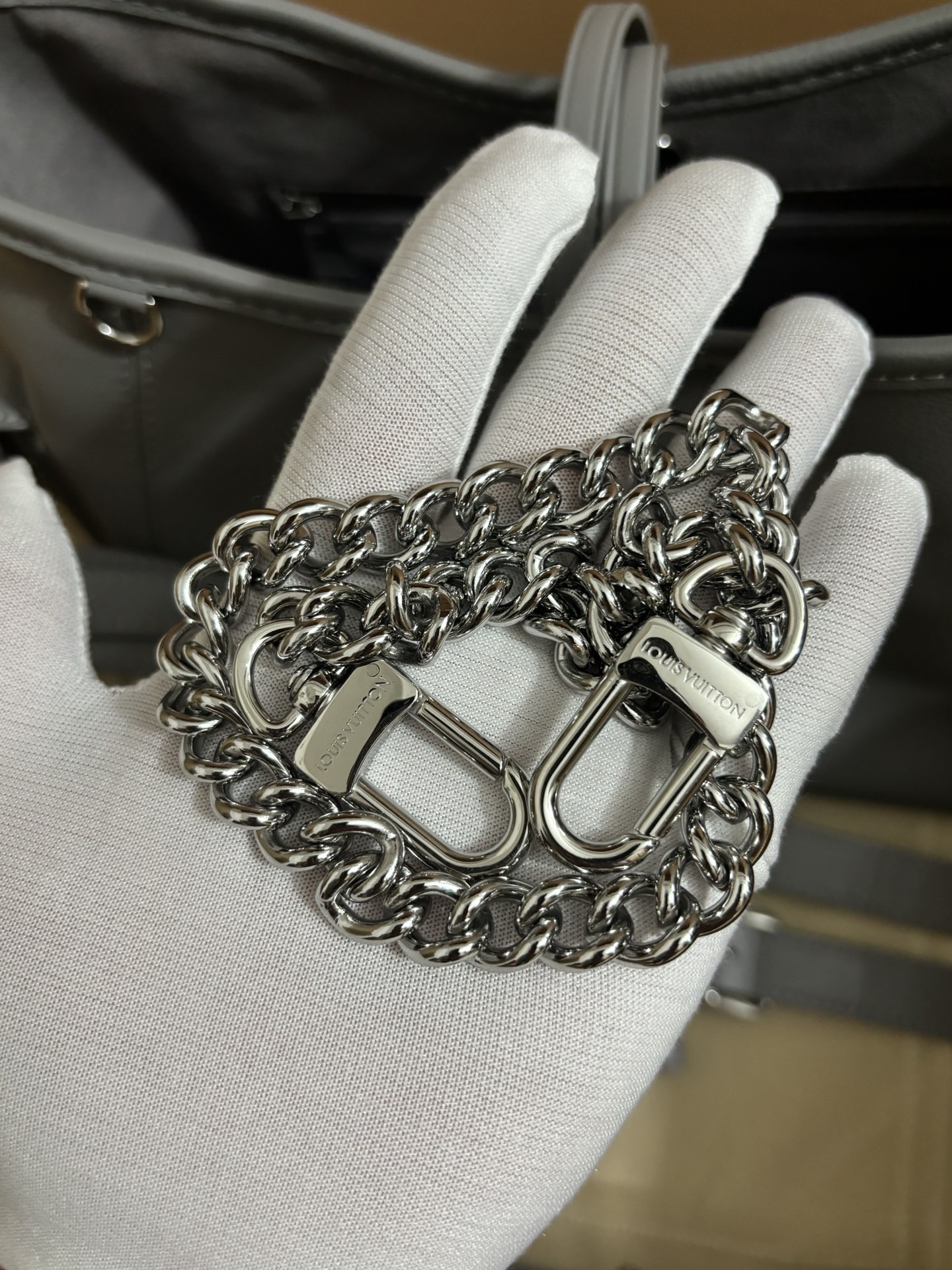 Louis Vuitton CarryAll Cargo Lambskin Small Handbag