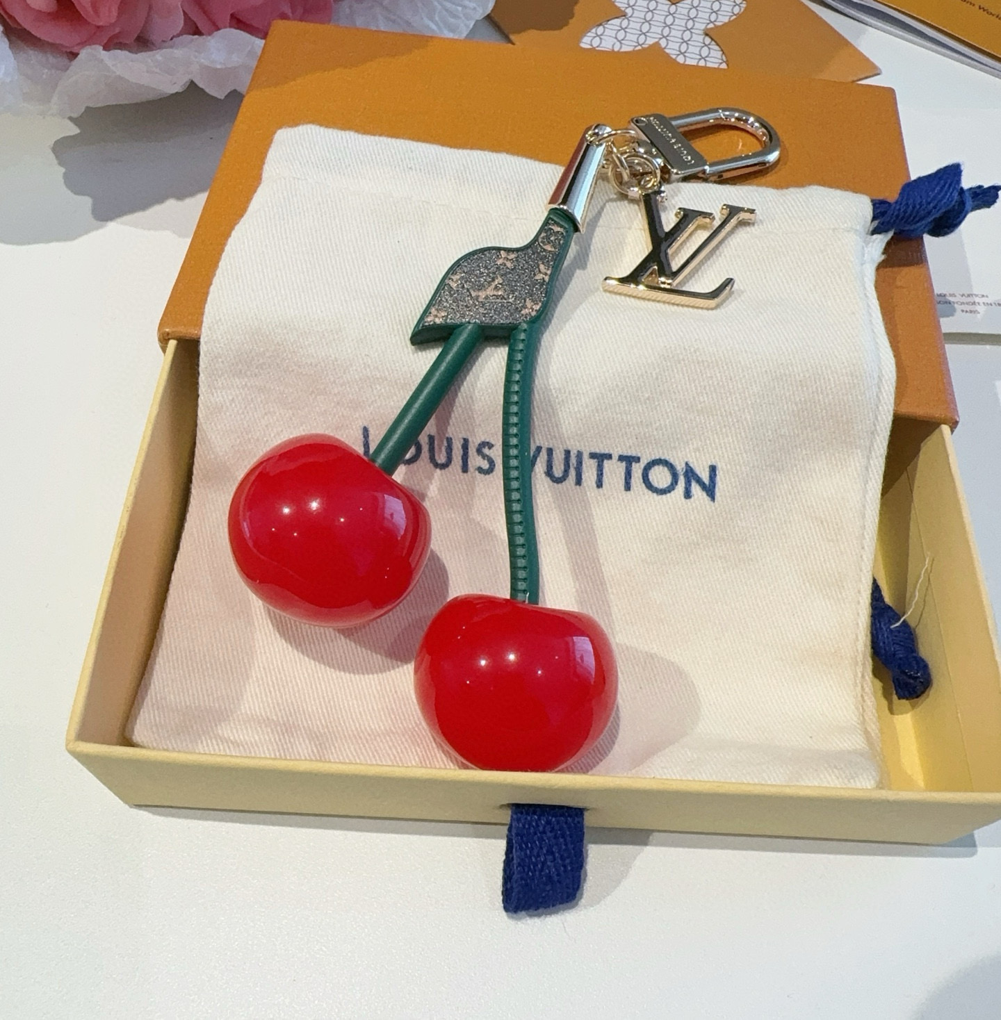 Louis Vuitton   Cherry Keychain