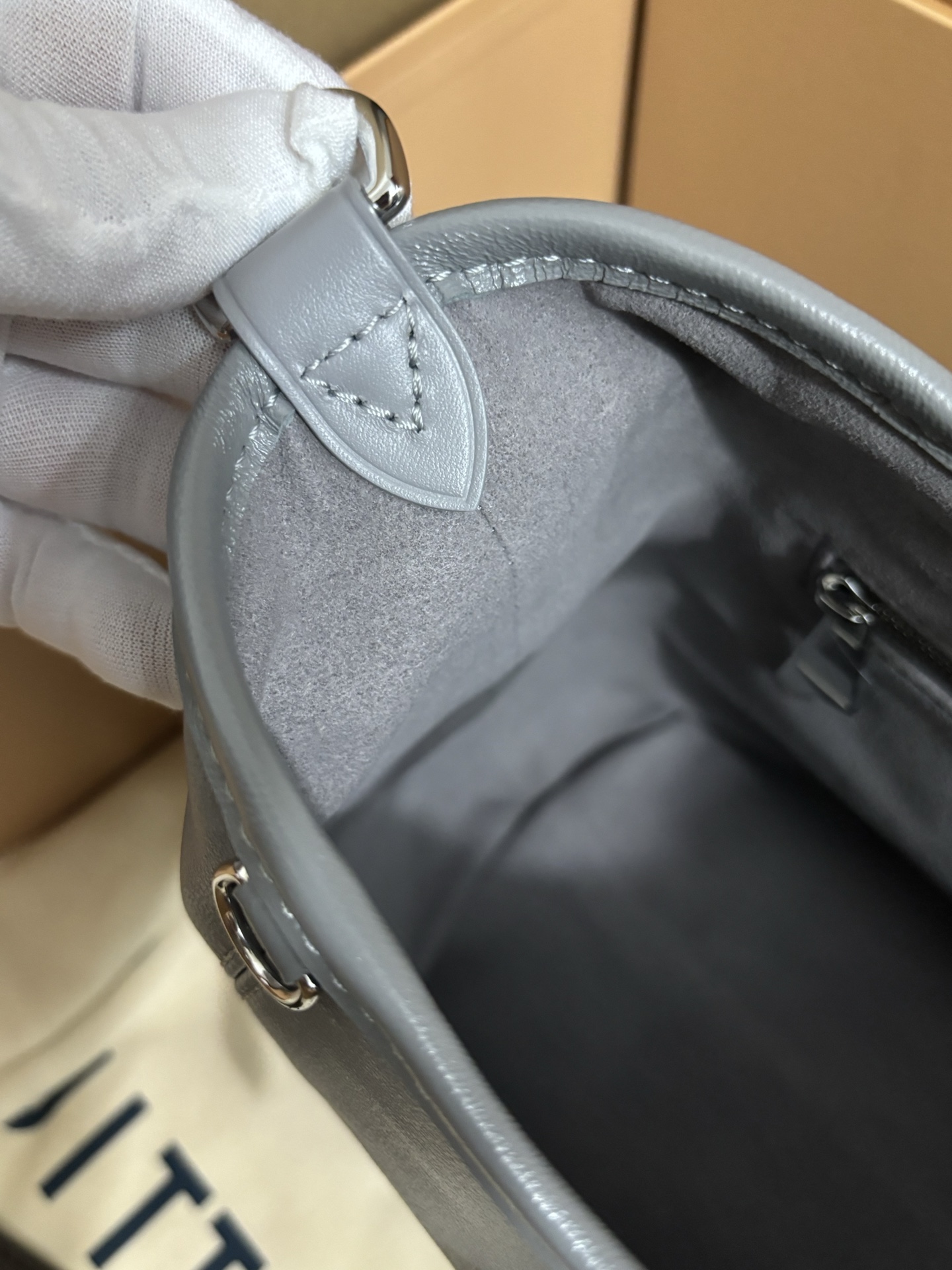 Louis Vuitton CarryAll Cargo Lambskin Small Handbag