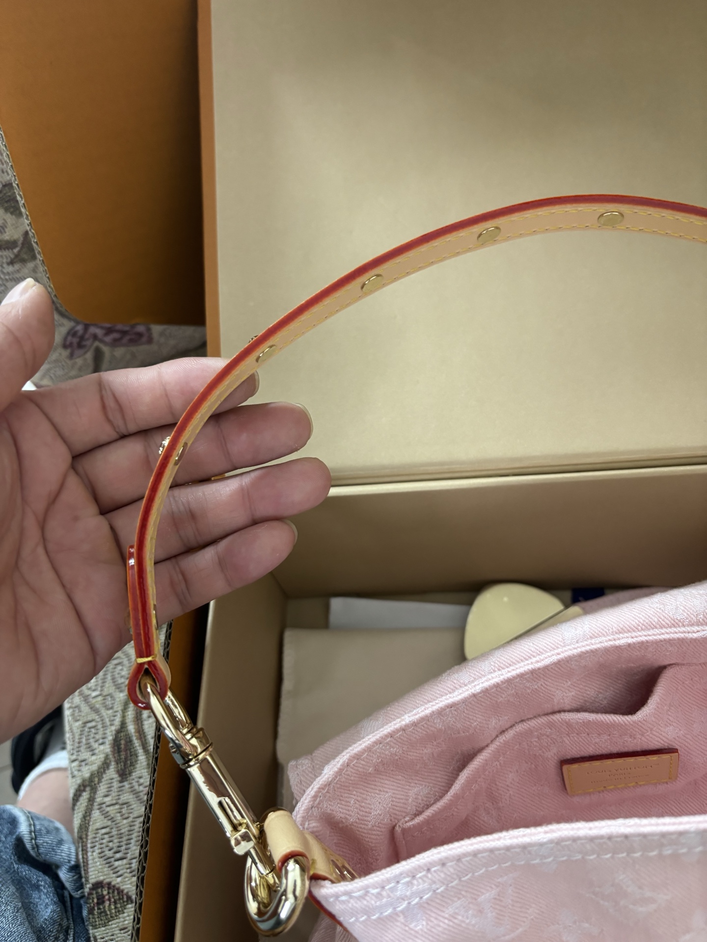 Louis Vuitton Monogram Denim Canvas Bag