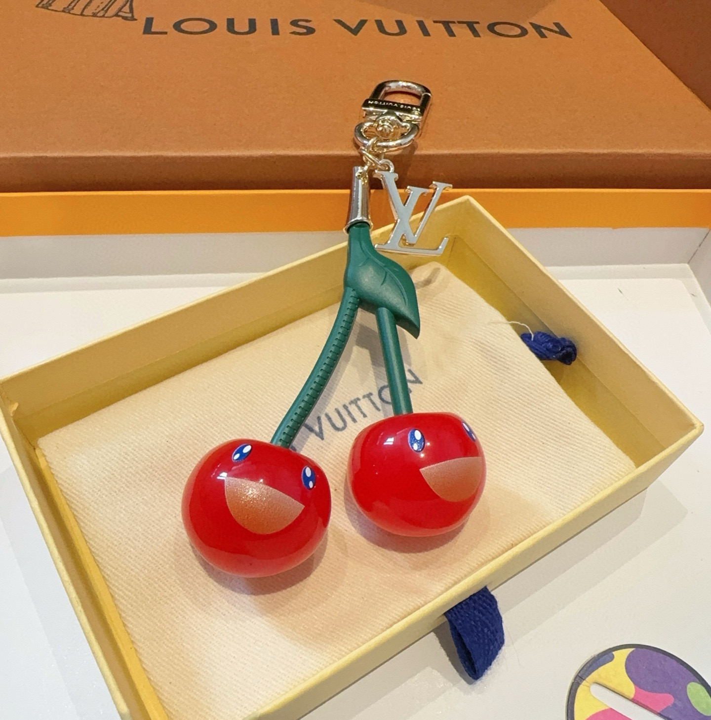 Louis Vuitton   Cherry Keychain