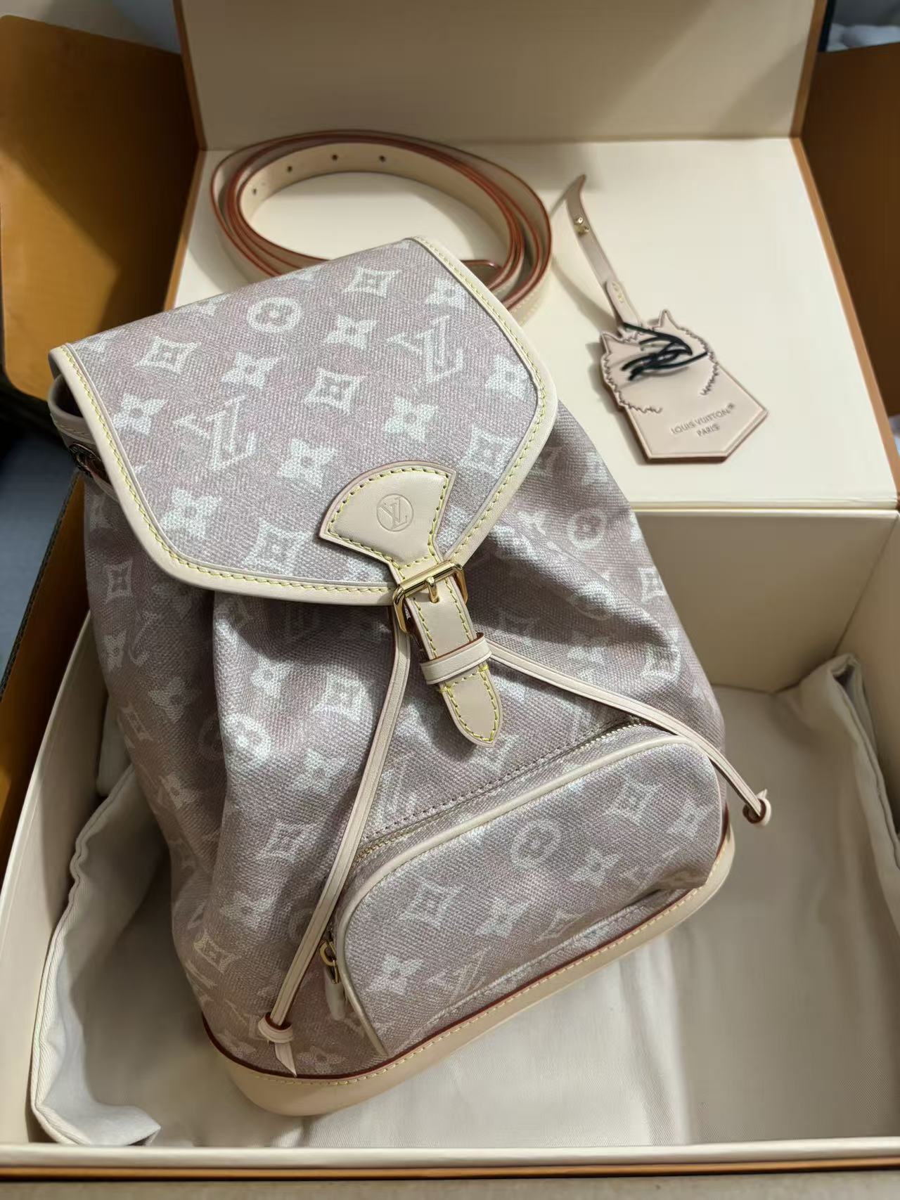 Louis Vuitton New coated MONTSOURIS small backpack
