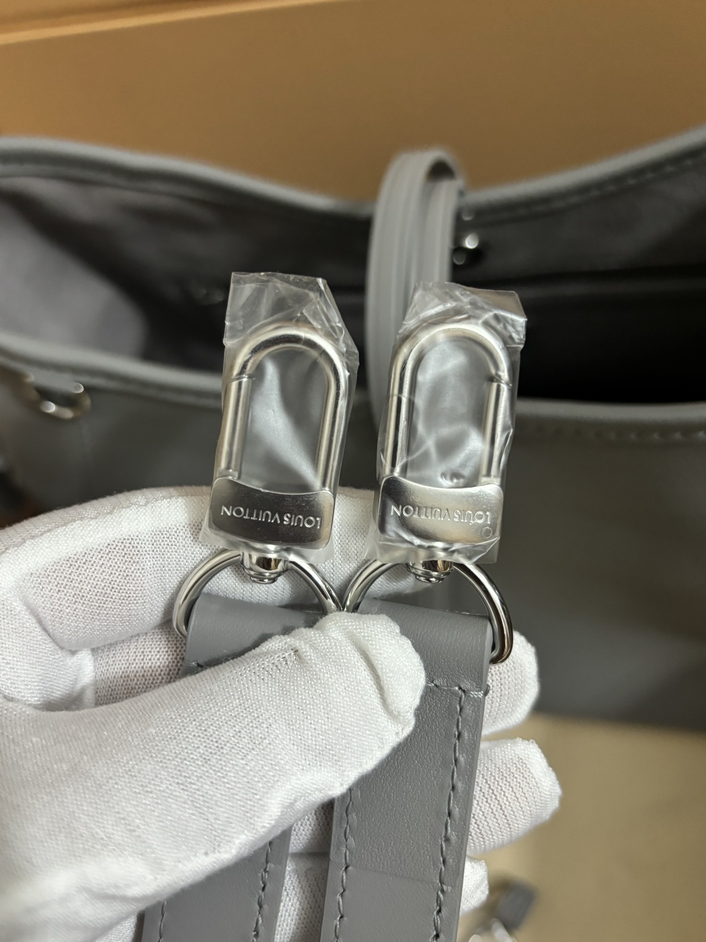 Louis Vuitton CarryAll Cargo Lambskin Small Handbag