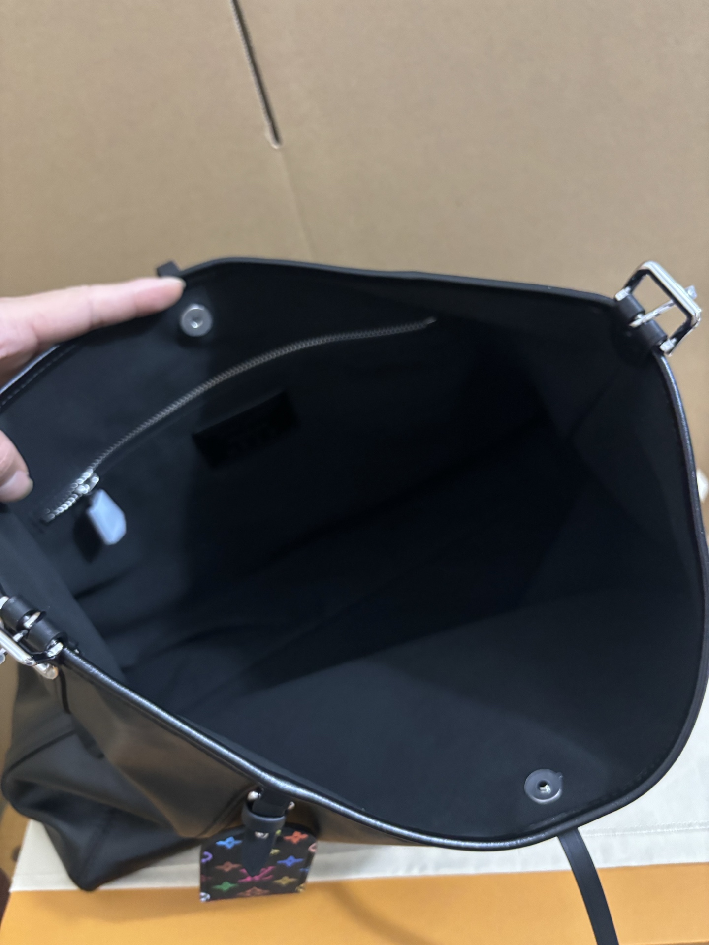 Louis Vuitton Murakami CarryAll Dark Medium Handbag