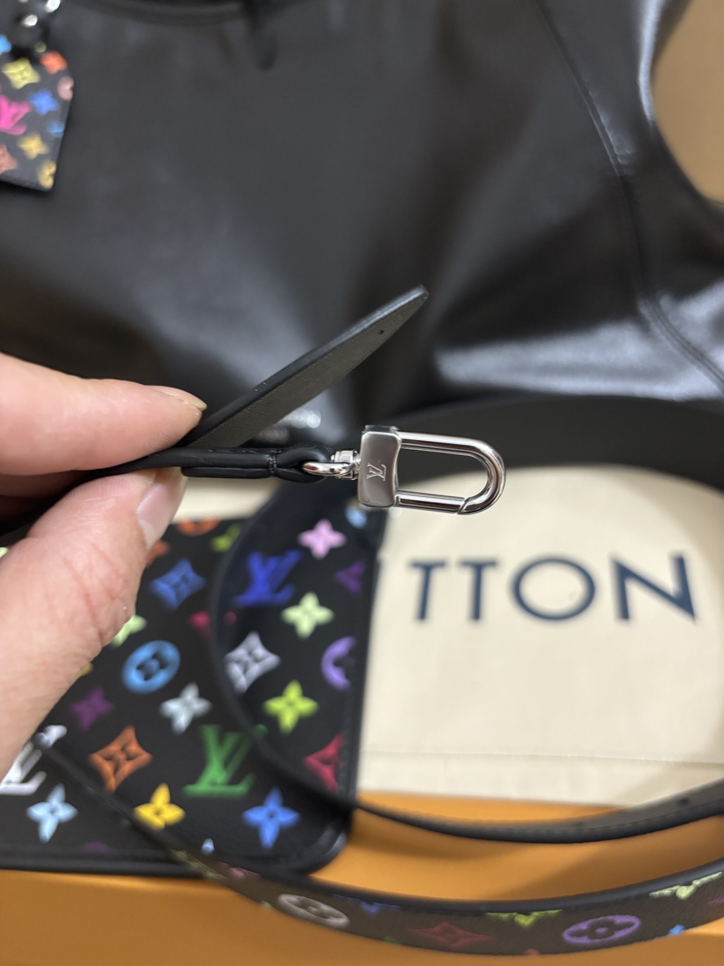 Louis Vuitton Murakami CarryAll Dark Medium Handbag