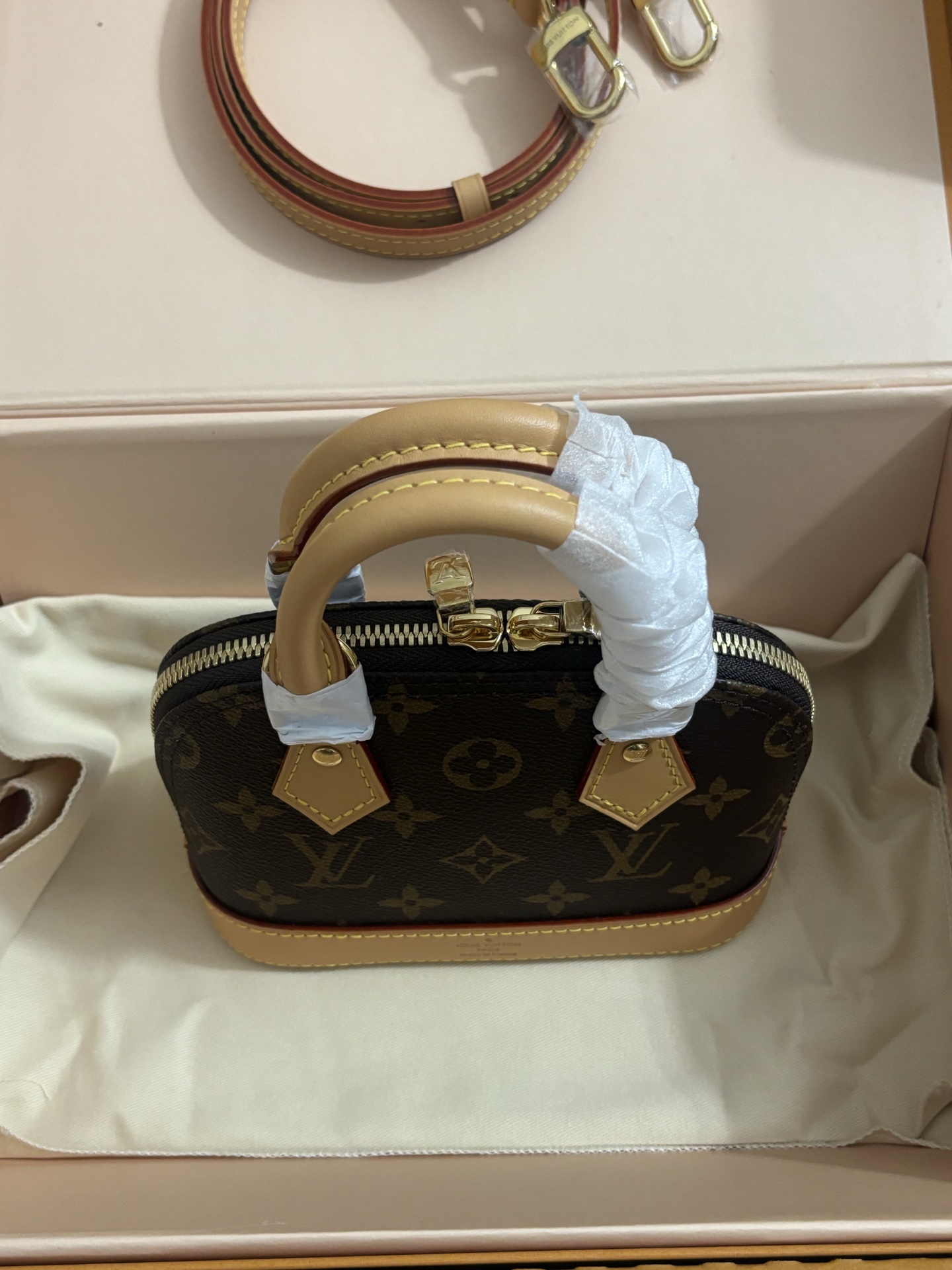 Louis Vuitton NANO ALMA Handbag