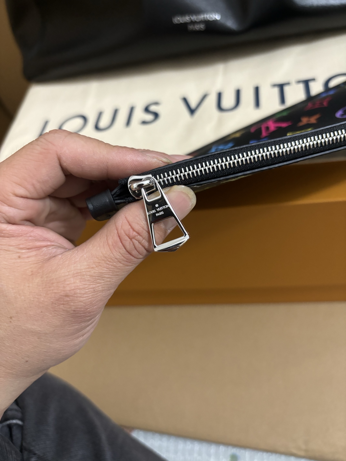 Louis Vuitton Murakami CarryAll Dark Medium Handbag