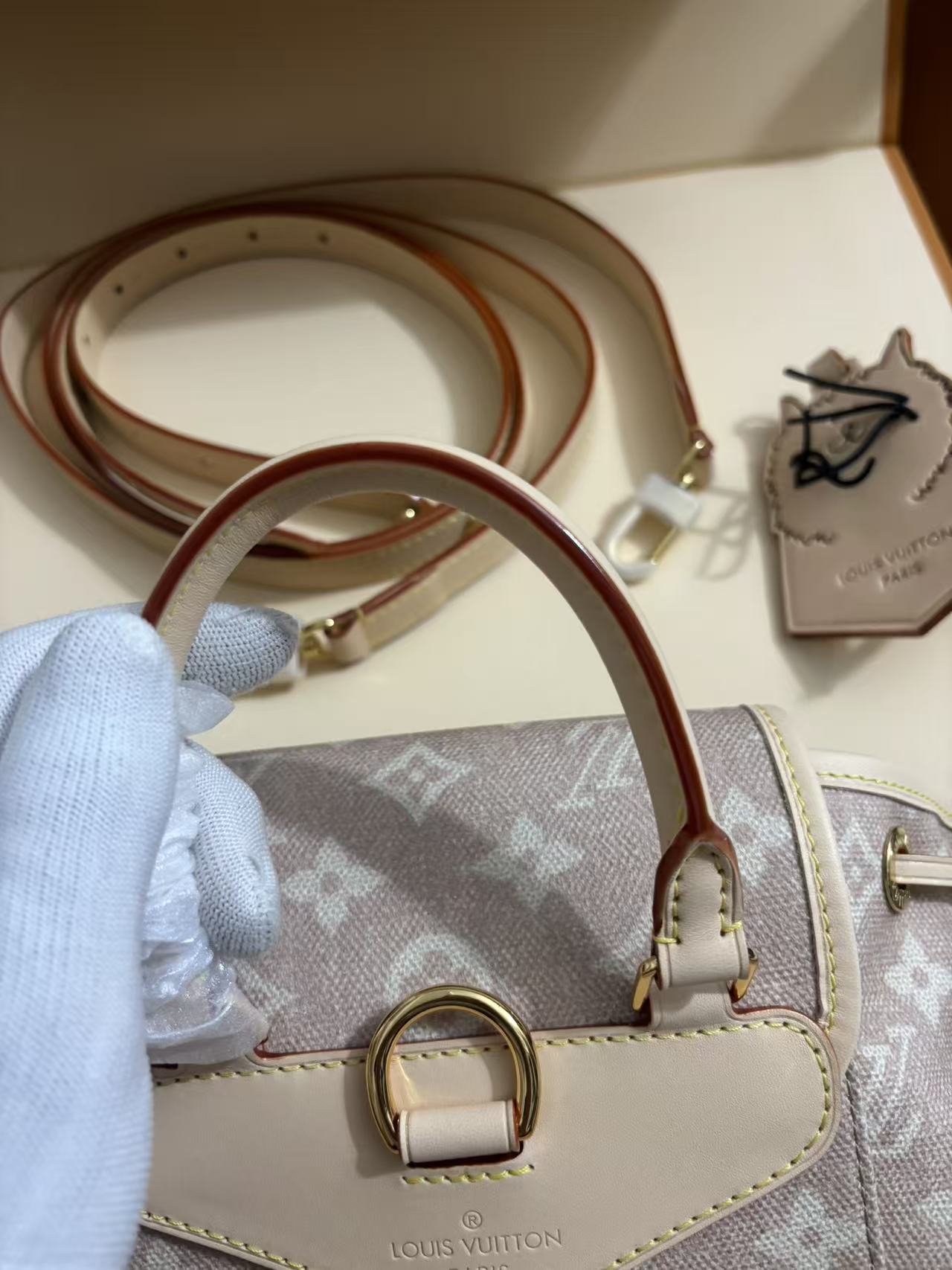 Louis Vuitton New coated MONTSOURIS small backpack