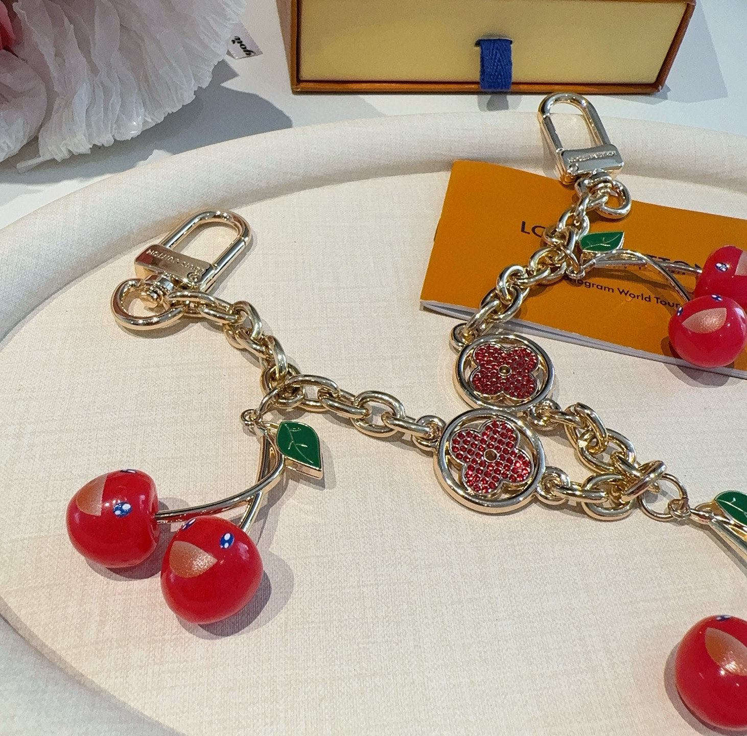 Louis Vuitton   Cherry Keychain