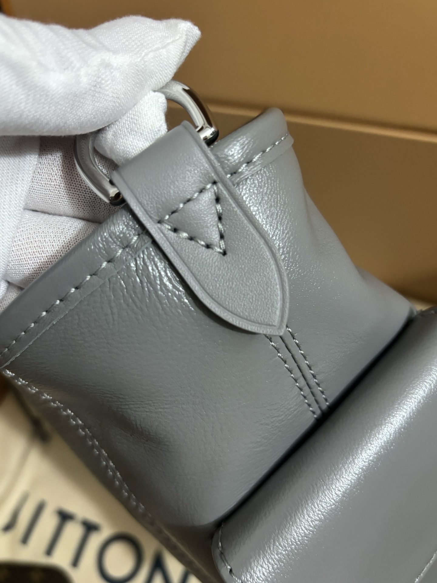 Louis Vuitton CarryAll Cargo Lambskin Small Handbag