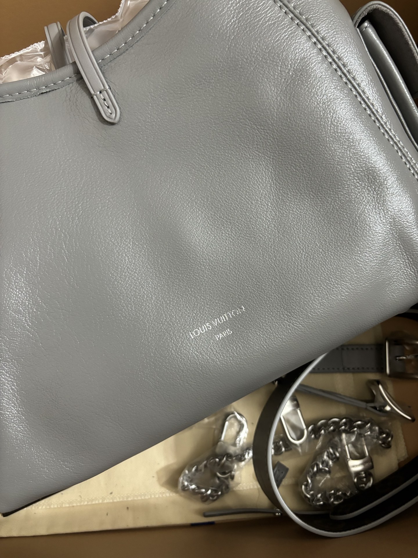 Louis Vuitton CarryAll Cargo Lambskin Small Handbag