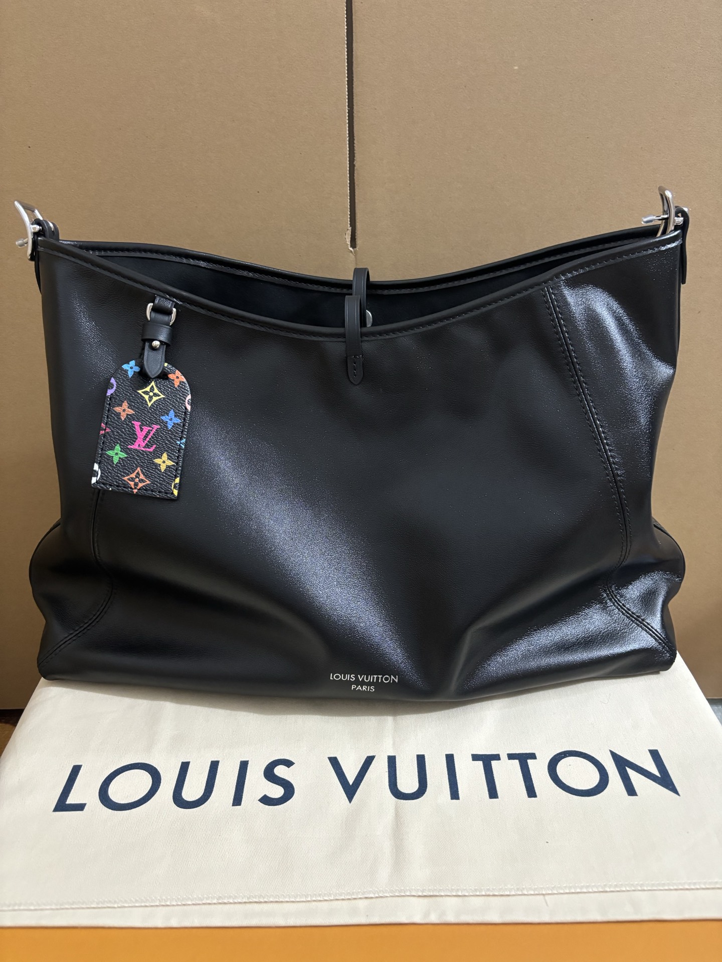 Louis Vuitton Murakami CarryAll Dark Medium Handbag
