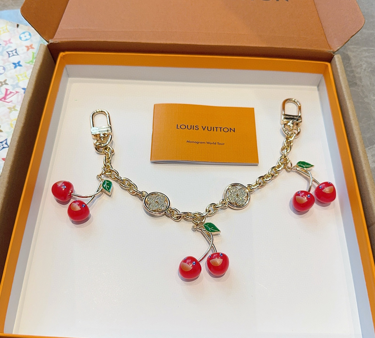 Louis Vuitton   Cherry Keychain