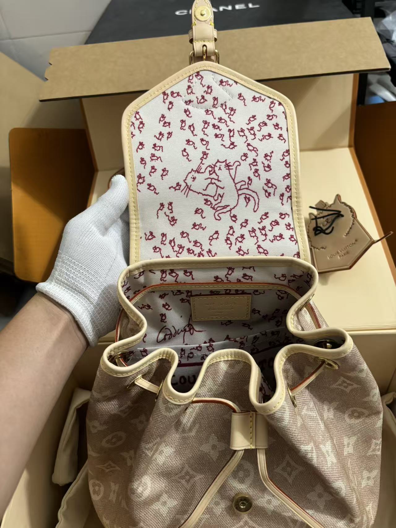 Louis Vuitton New coated MONTSOURIS small backpack