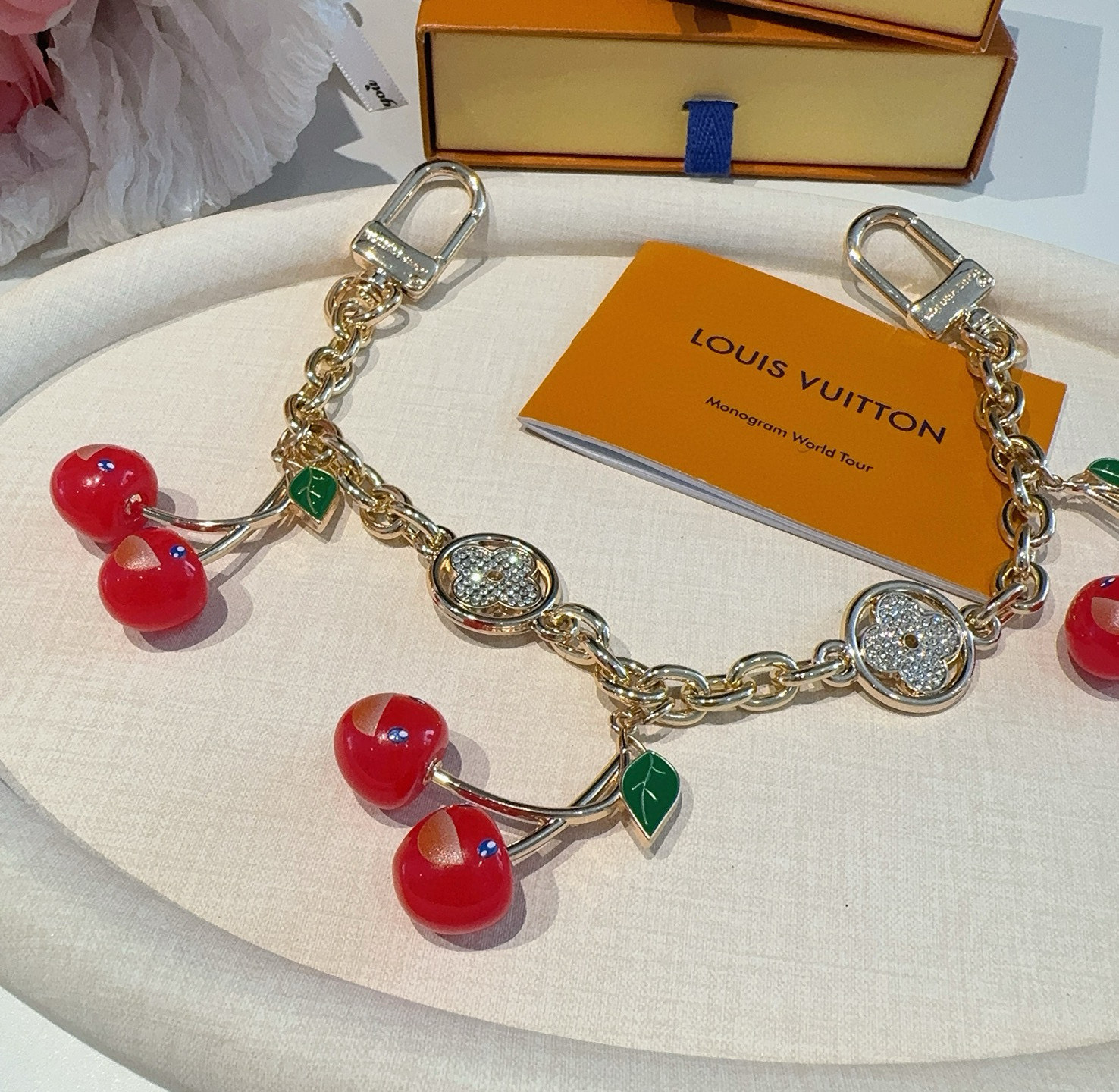 Louis Vuitton   Cherry Keychain
