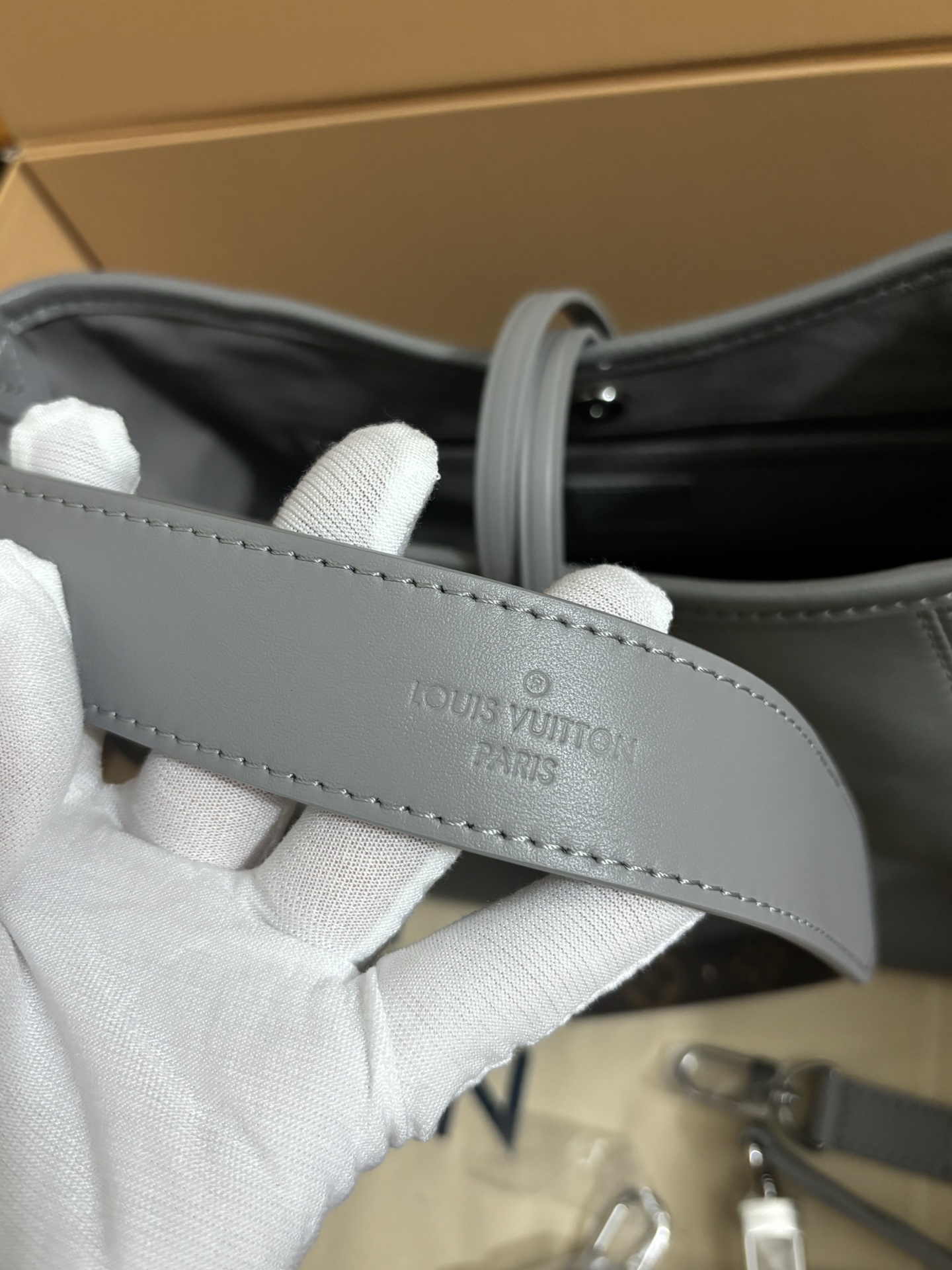 Louis Vuitton CarryAll Cargo Lambskin Small Handbag