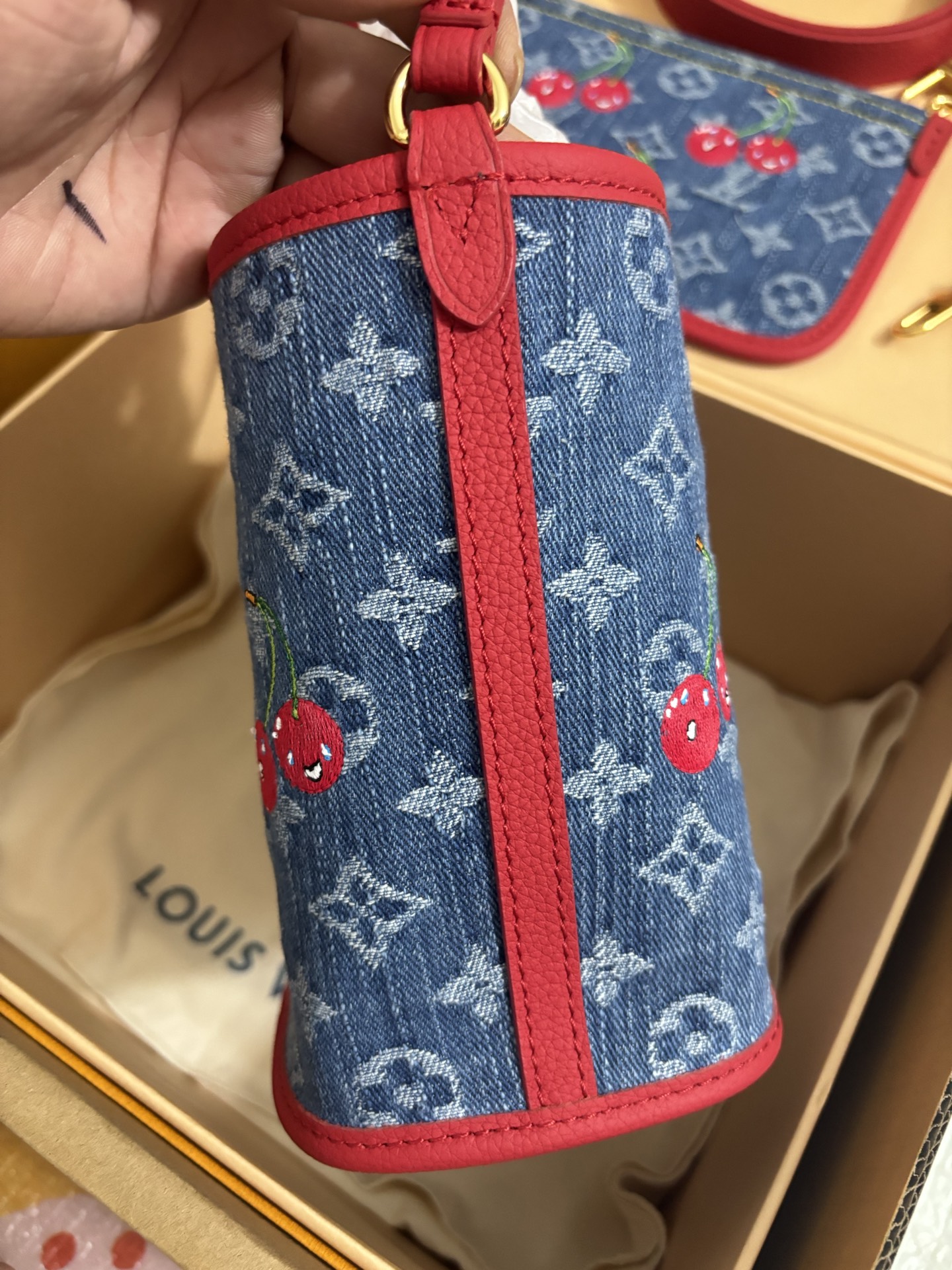 LV x TM NEVERFULL INSIDE OUT BB handbag