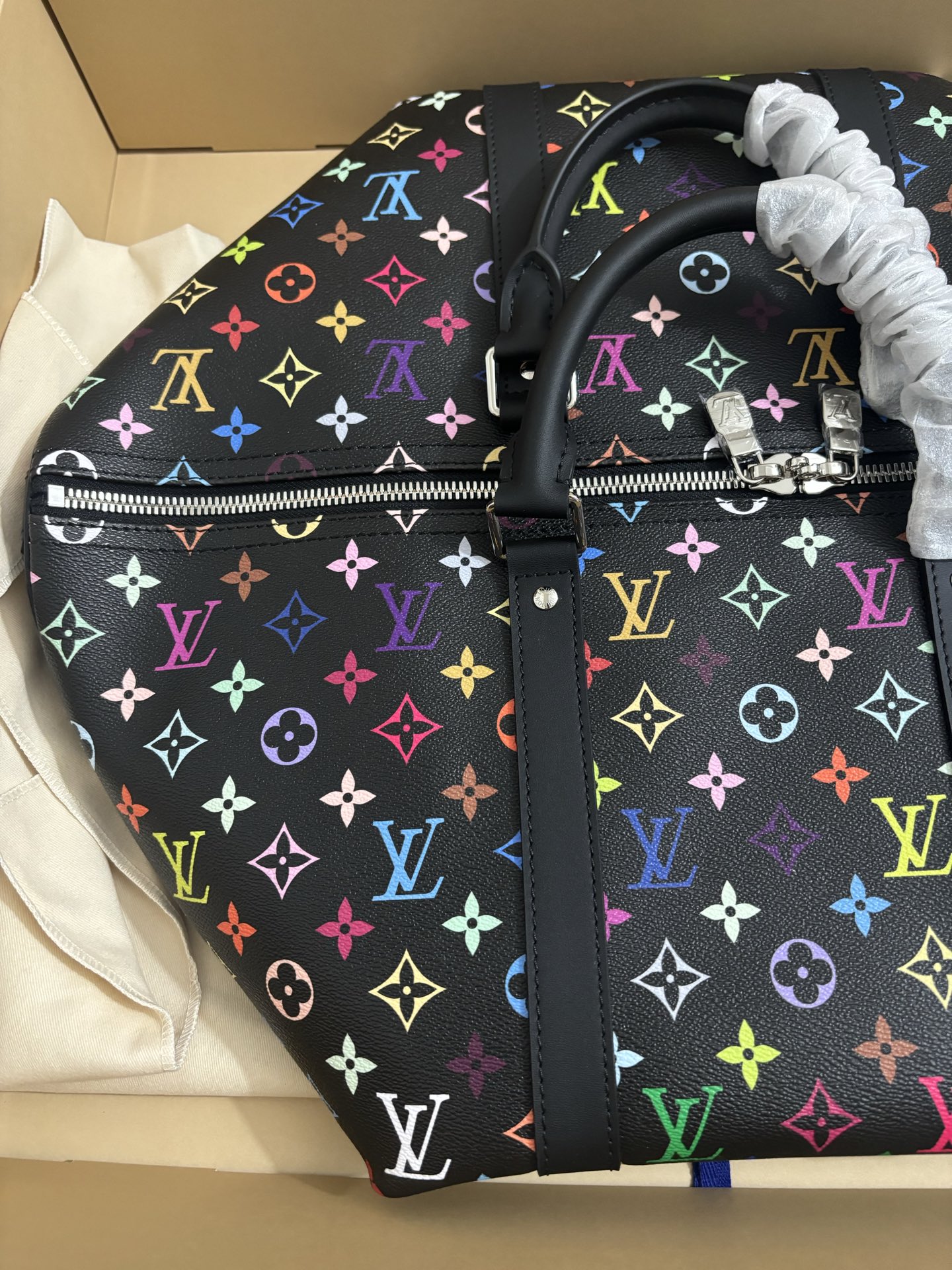 LV x TM KEEPALL BANDOULIÈRE 50 Travel Bag