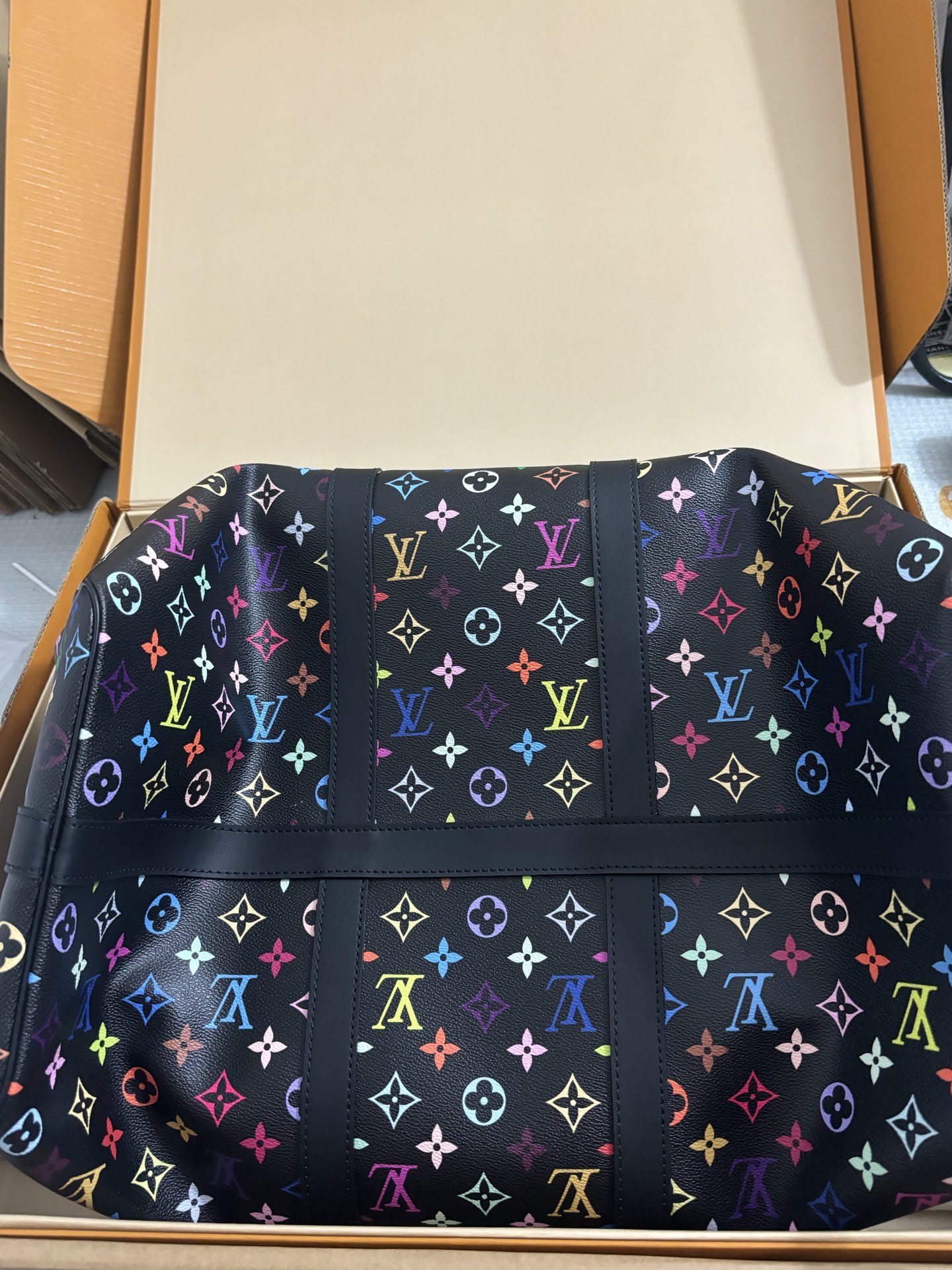 LV x TM KEEPALL BANDOULIÈRE 50 Travel Bag