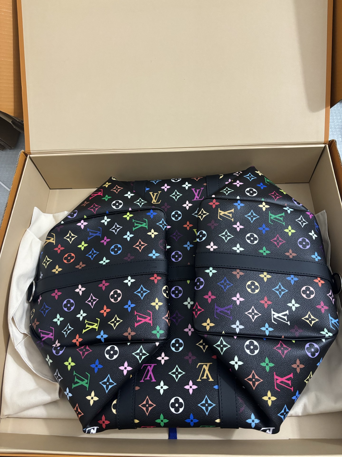 LV x TM KEEPALL BANDOULIÈRE 50 Travel Bag