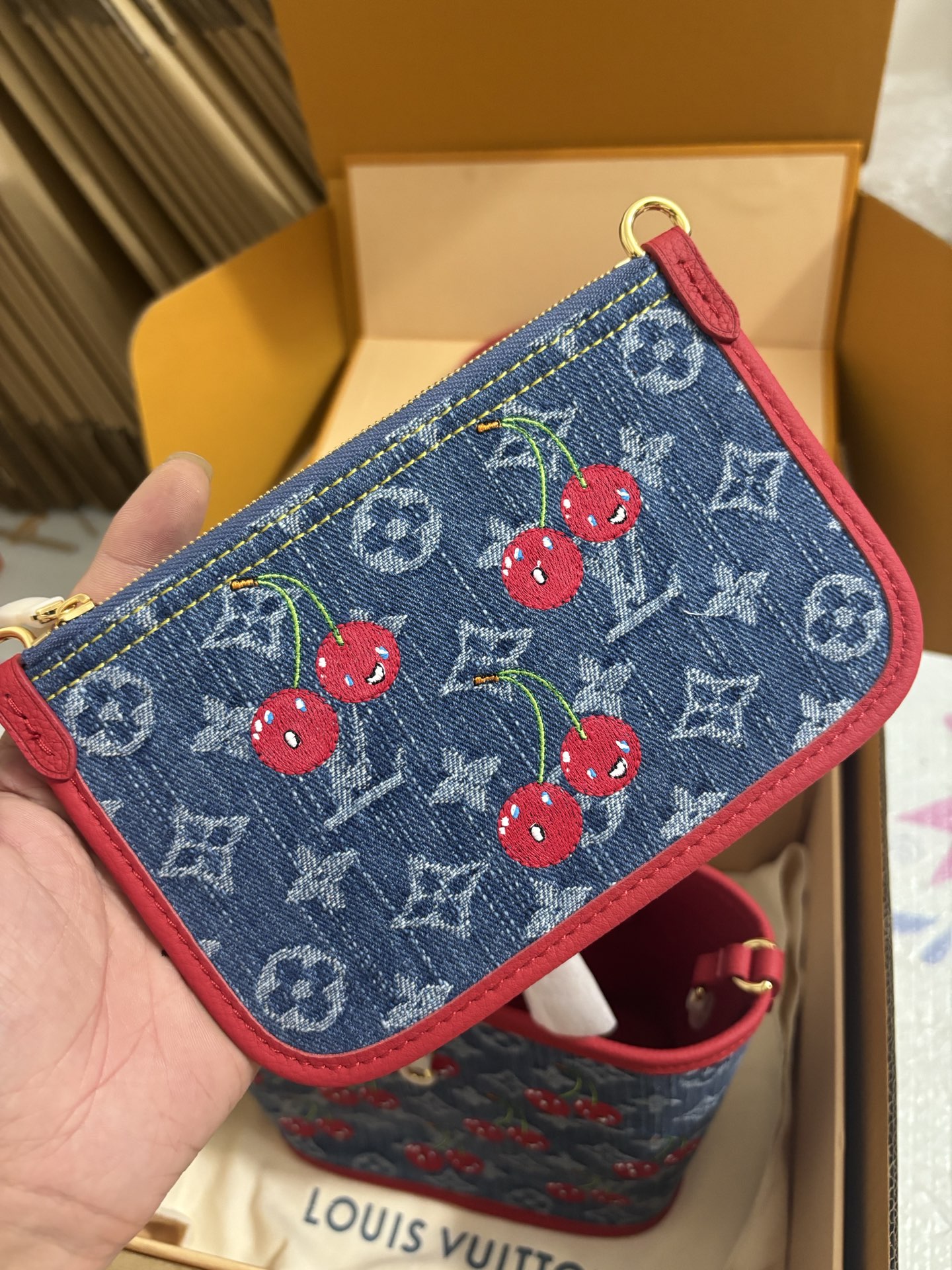 LV x TM NEVERFULL INSIDE OUT BB handbag