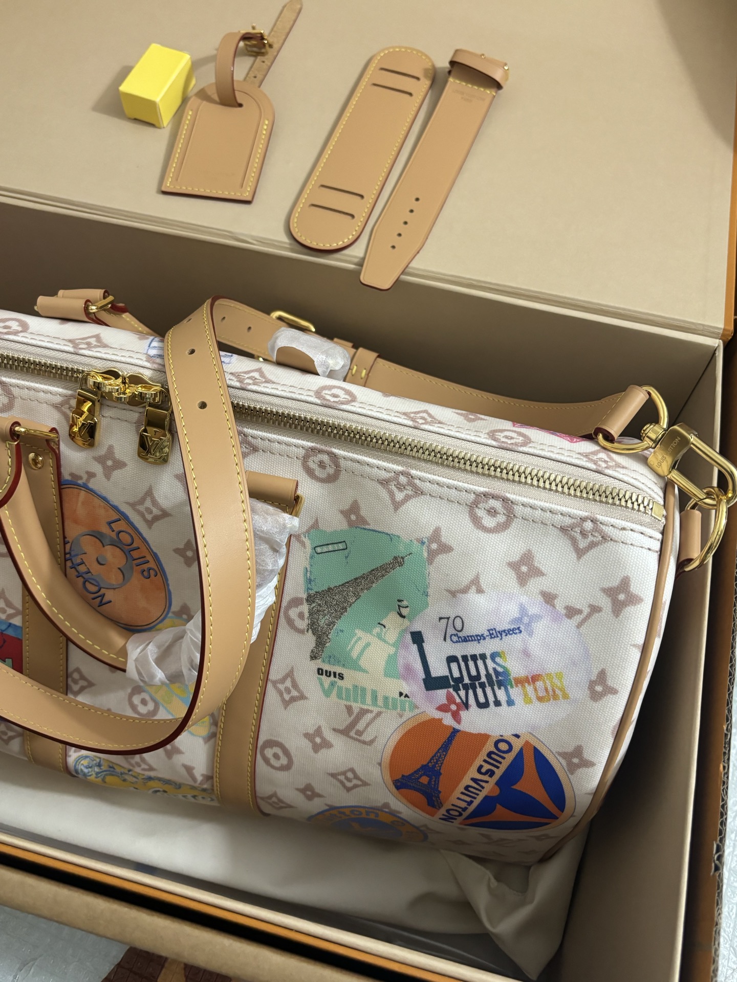 Louis Vuitton Keepall Bandoulière 45 Travel Bag