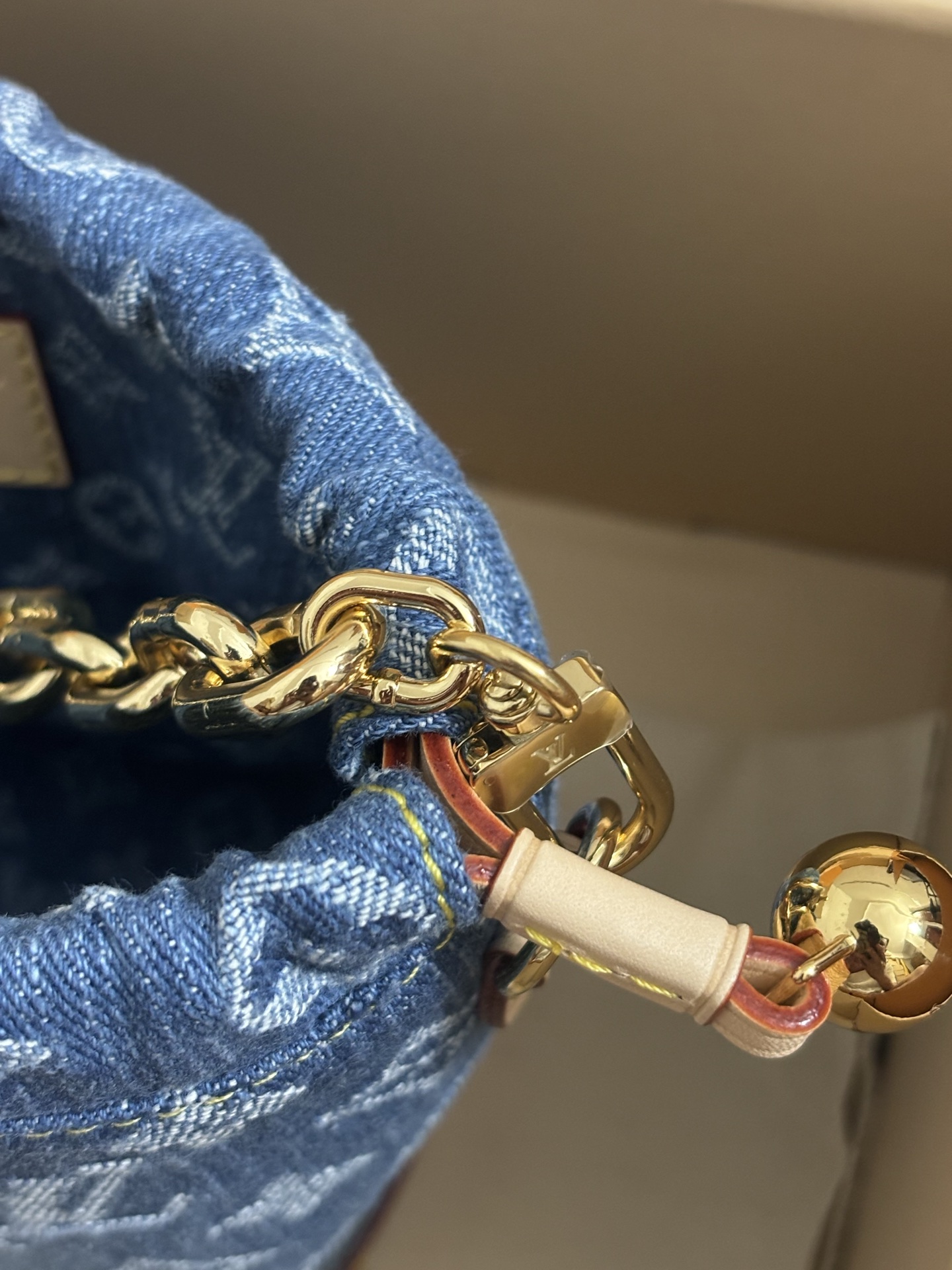 Louis Vuitton Nano Noé Denim Bucket Bag