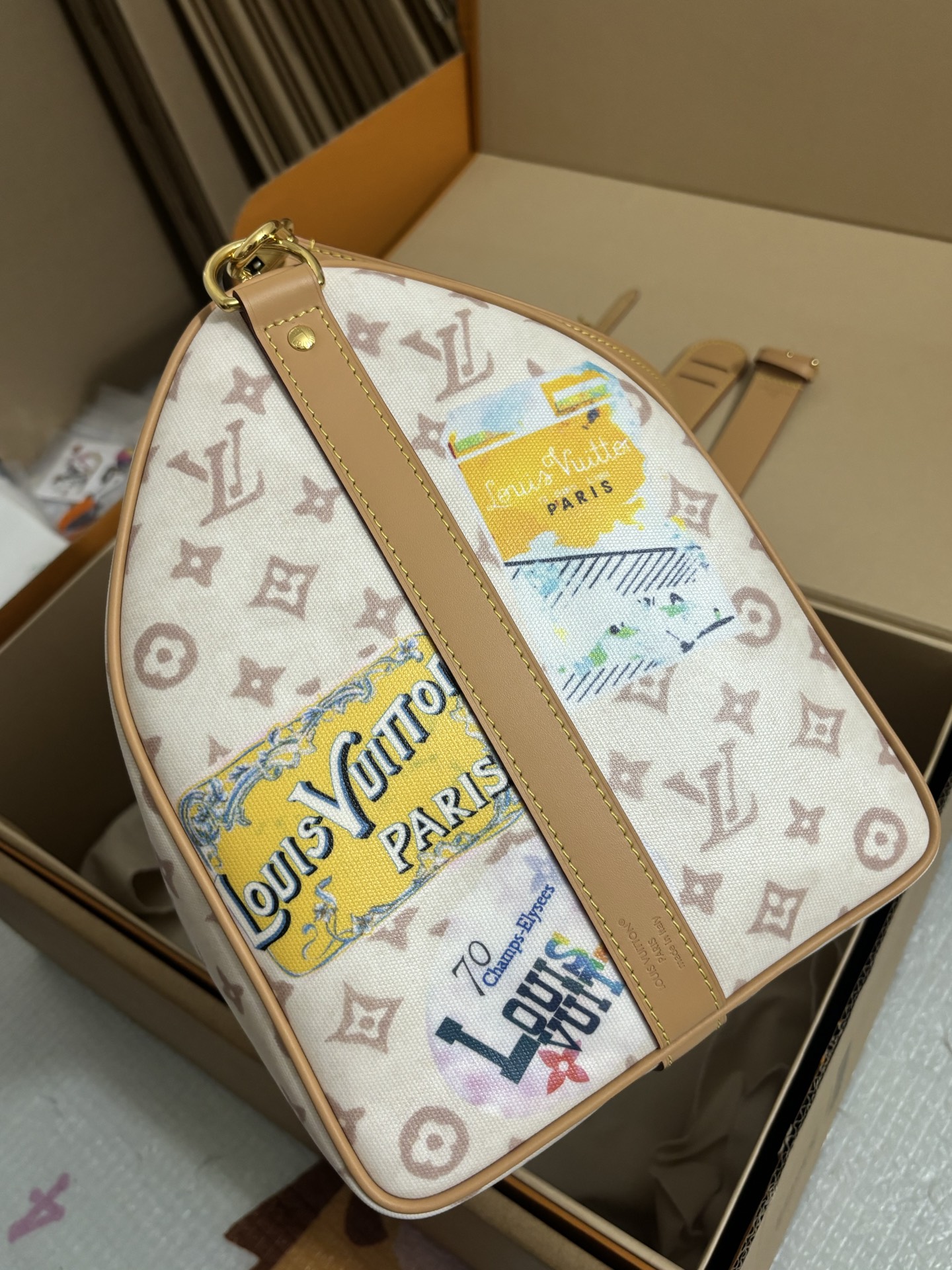 Louis Vuitton Keepall Bandoulière 45 Travel Bag