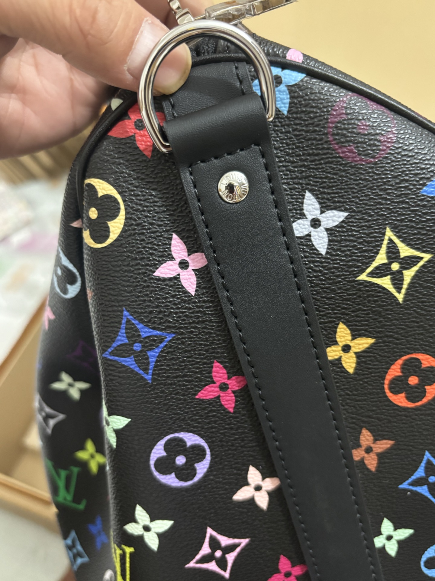 LV x TM KEEPALL BANDOULIÈRE 50 Travel Bag