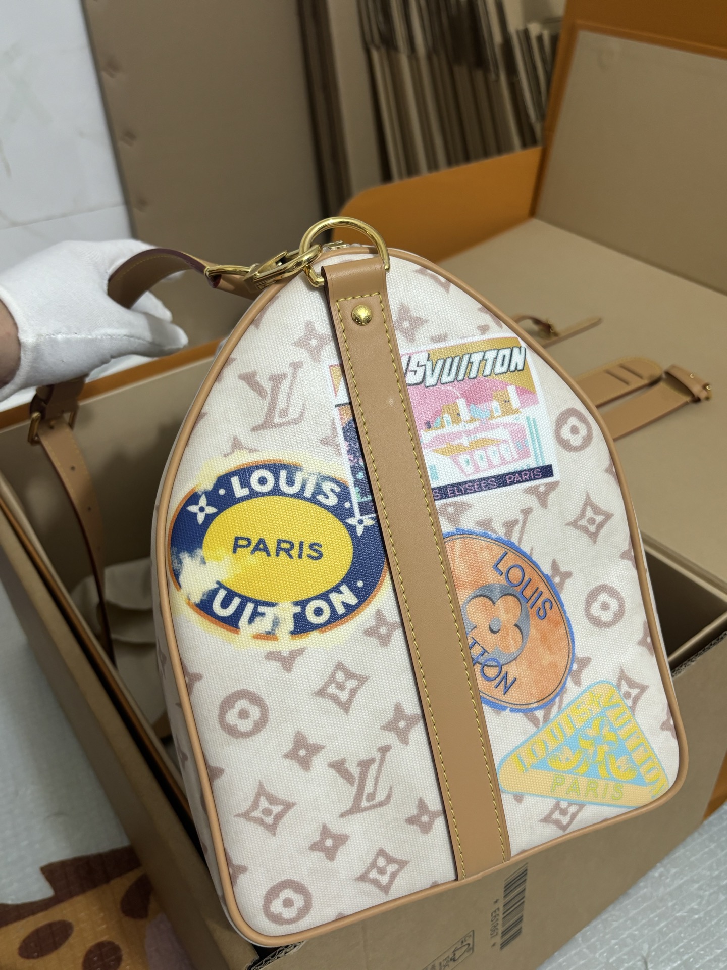 Louis Vuitton Keepall Bandoulière 45 Travel Bag