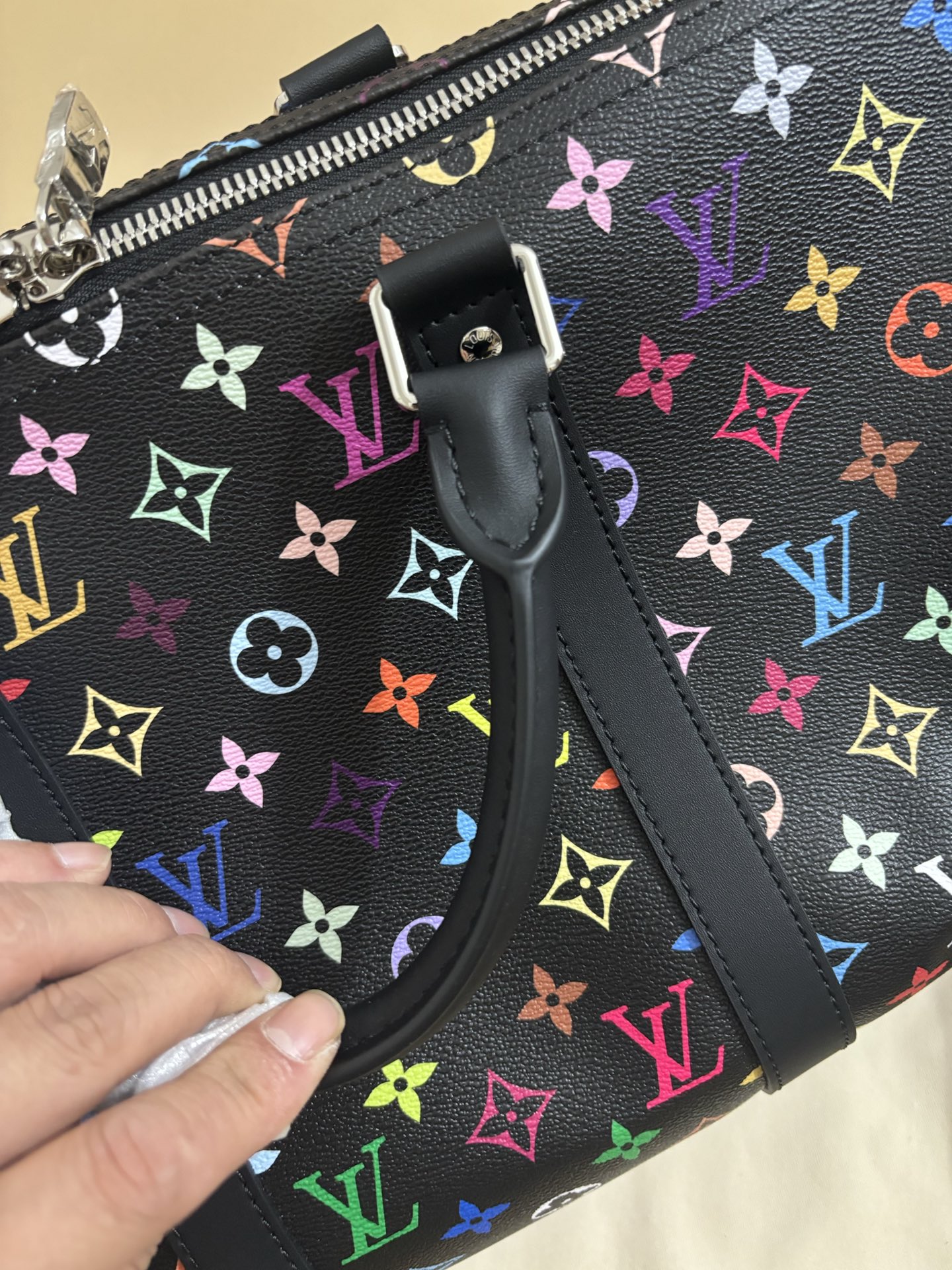 LV x TM KEEPALL BANDOULIÈRE 50 Travel Bag