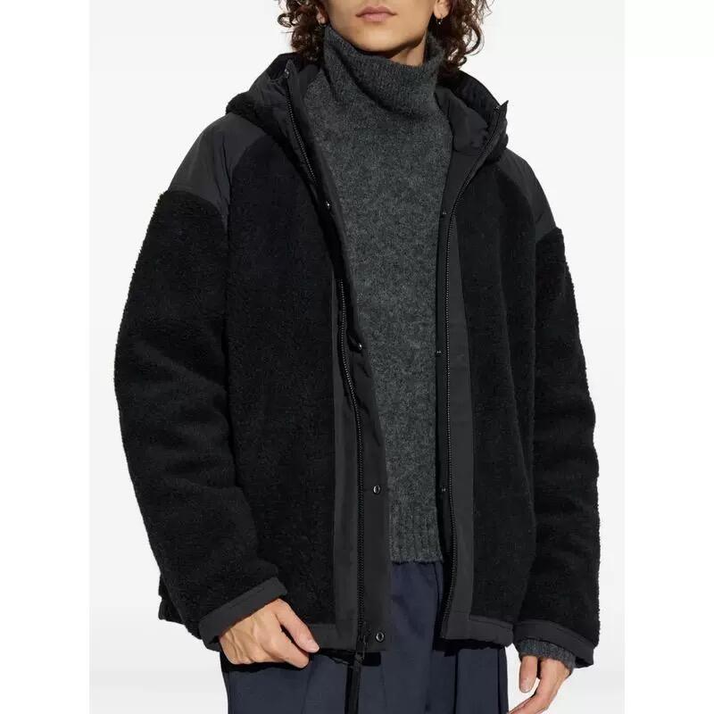 Reversible Goose Down/Lambswool Hoodie