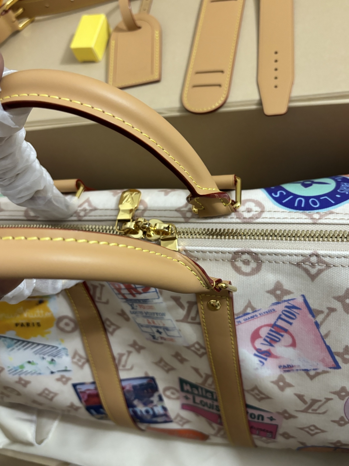 Louis Vuitton Keepall Bandoulière 45 Travel Bag