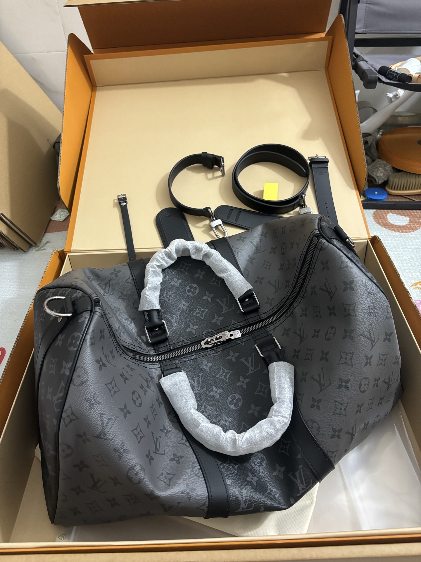 Louis Vuitton KEEPALL BANDOULIÈRE 50 Travel Bag