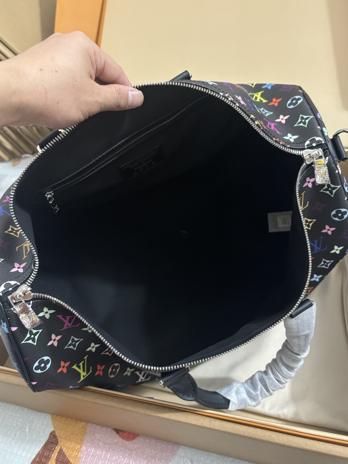 LV x TM KEEPALL BANDOULIÈRE 50 Travel Bag