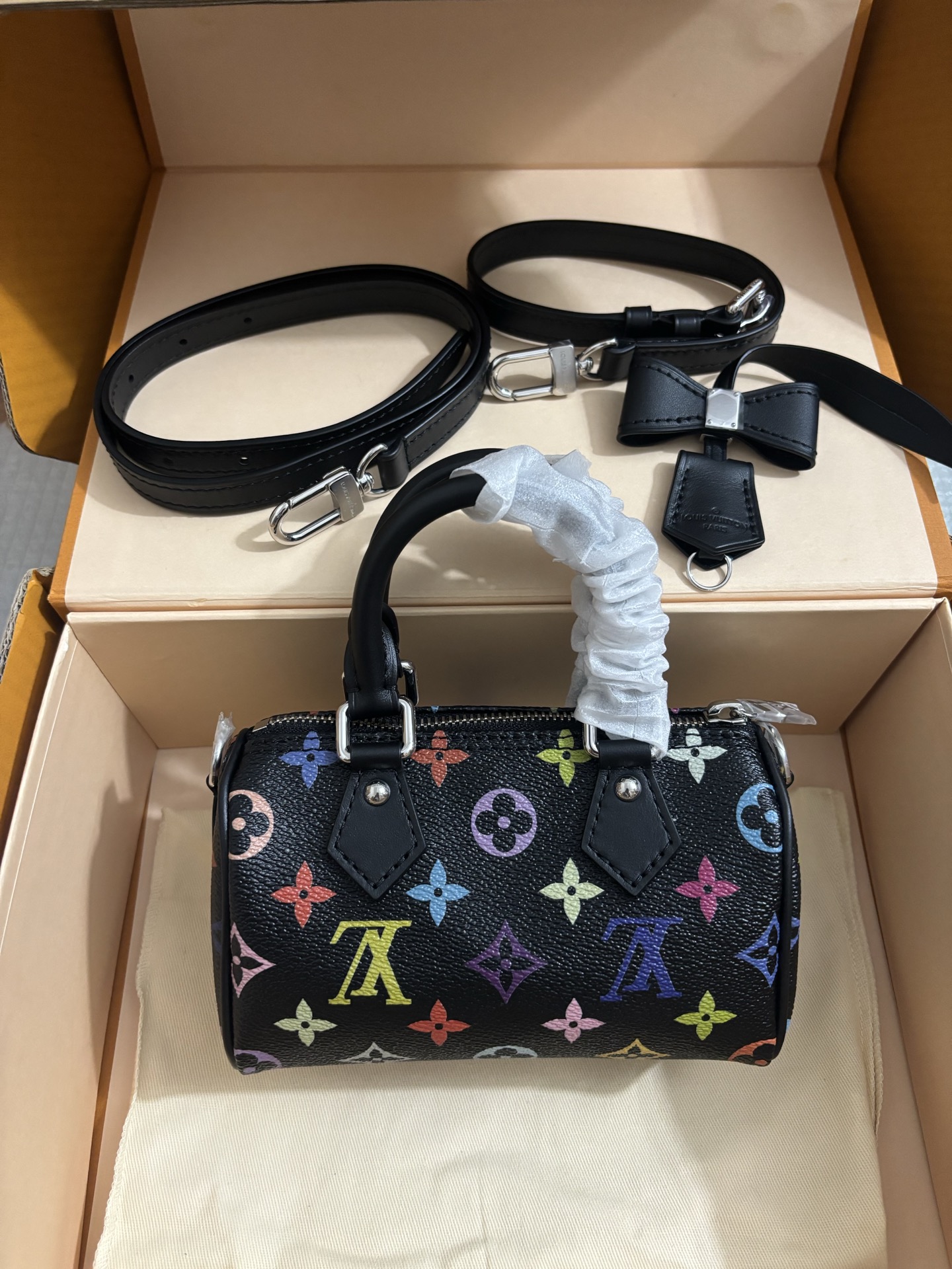 Louis Vuitton Nano Speedy Handbag