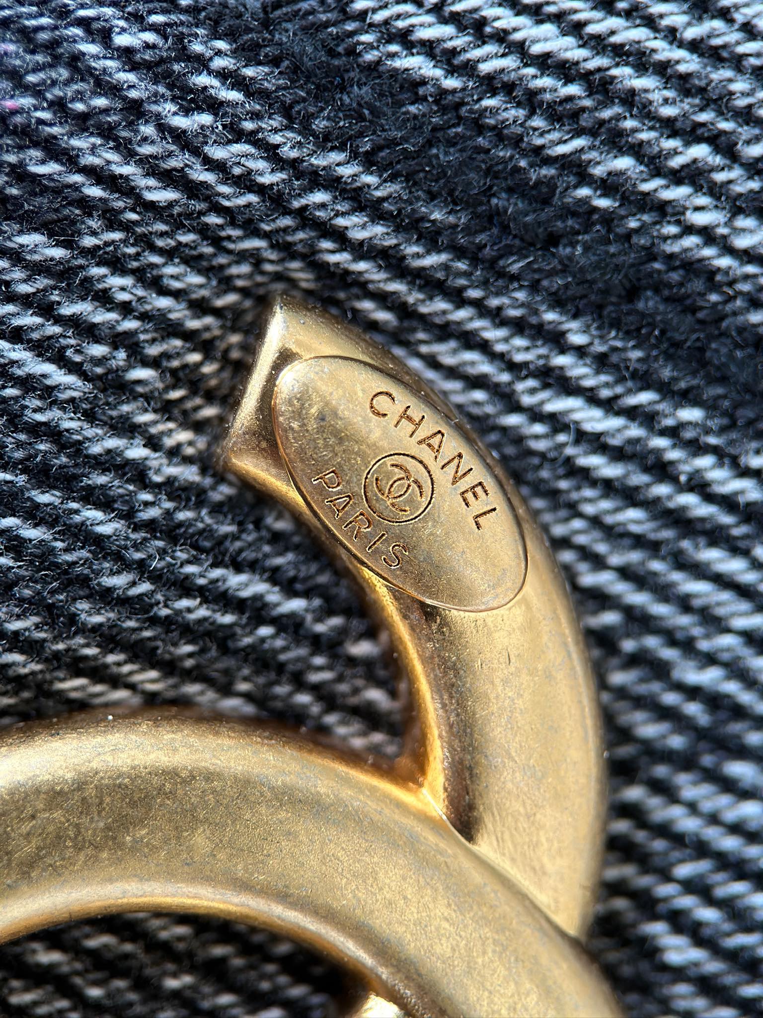 Chanel 25K Bowknot denim handbag