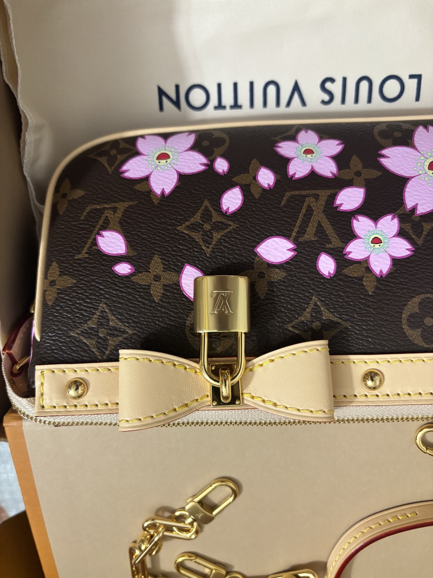 Louis Vuitton Cherry Blossom Mahjong Bag