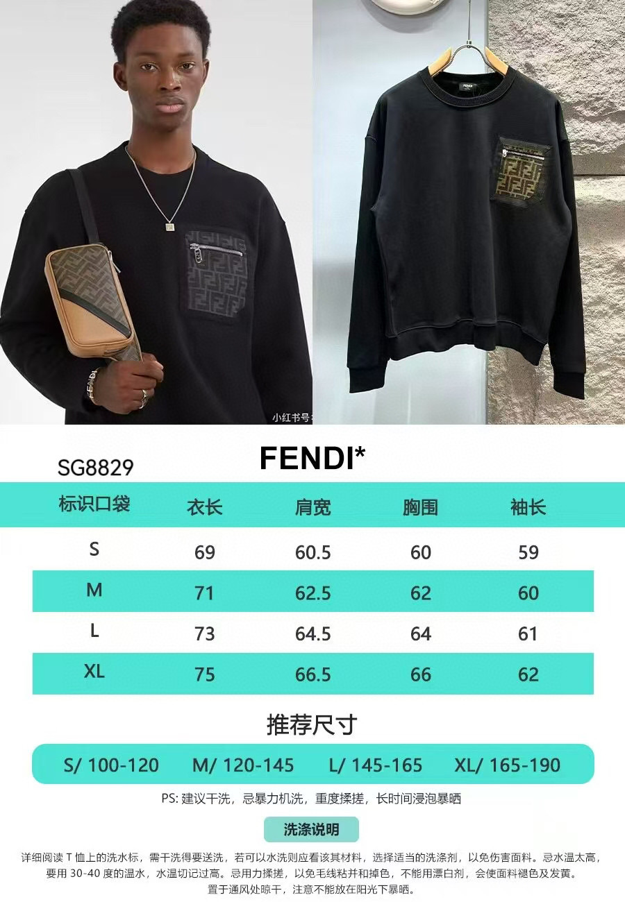 Fendi crew-neck sweatshirt