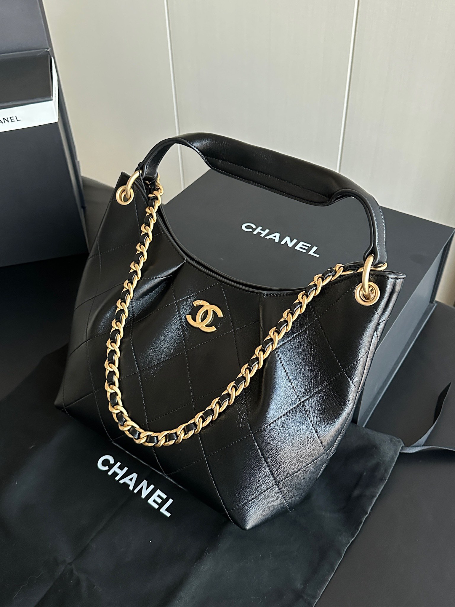 Chanel 26C boho Hobo